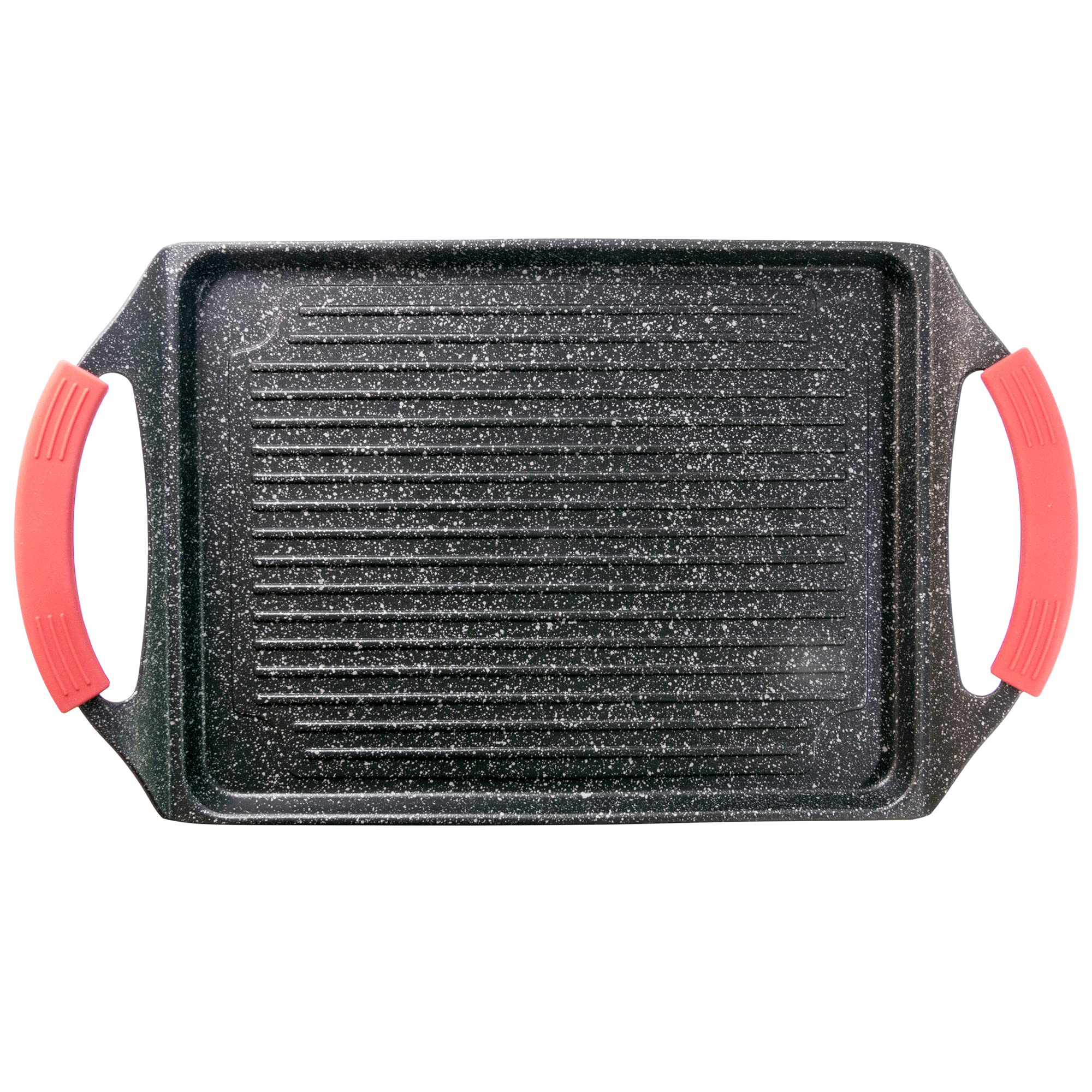 Moneta Griglia rettangolare, antiaderente, 45x27cm Pro Grill anche per Induzione