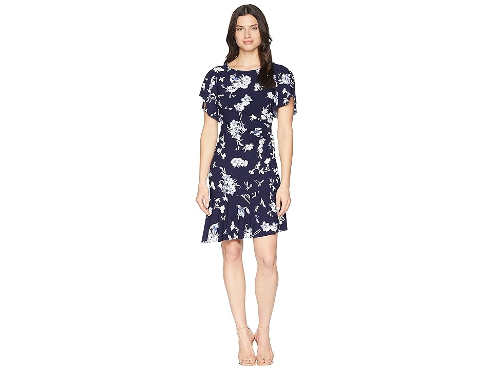 

CHAPS Floral Jersey Dress (Westminster Floral) Women's Dress