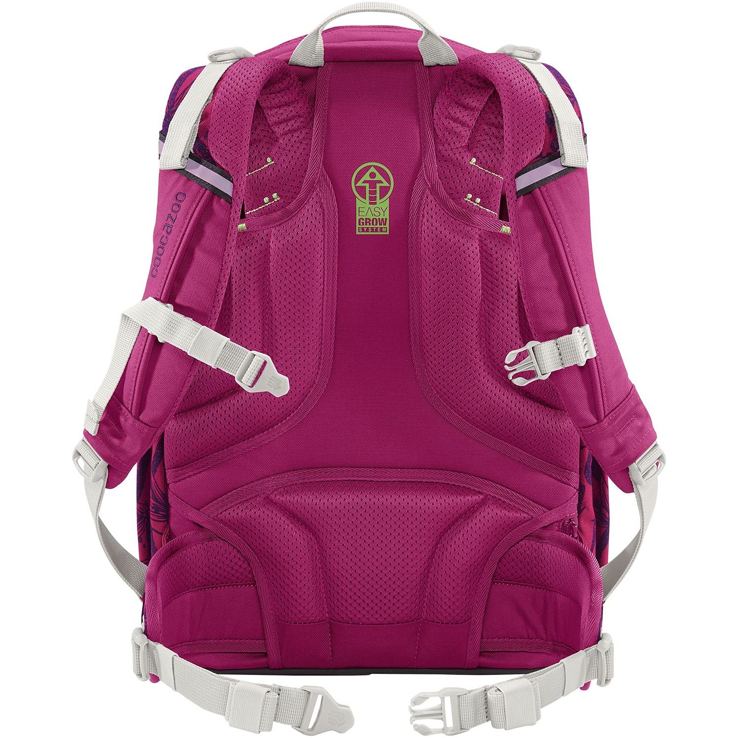 Coocazoo Schulrucksack ScaleRale „WWF Edition - Anemone Trail“, rosa, ergonomischer Tornister, höhenverstellbar mit Brustgurt und Hüftgurt für Mädchen ab der 5. Klasse, 30 Liter 00129811