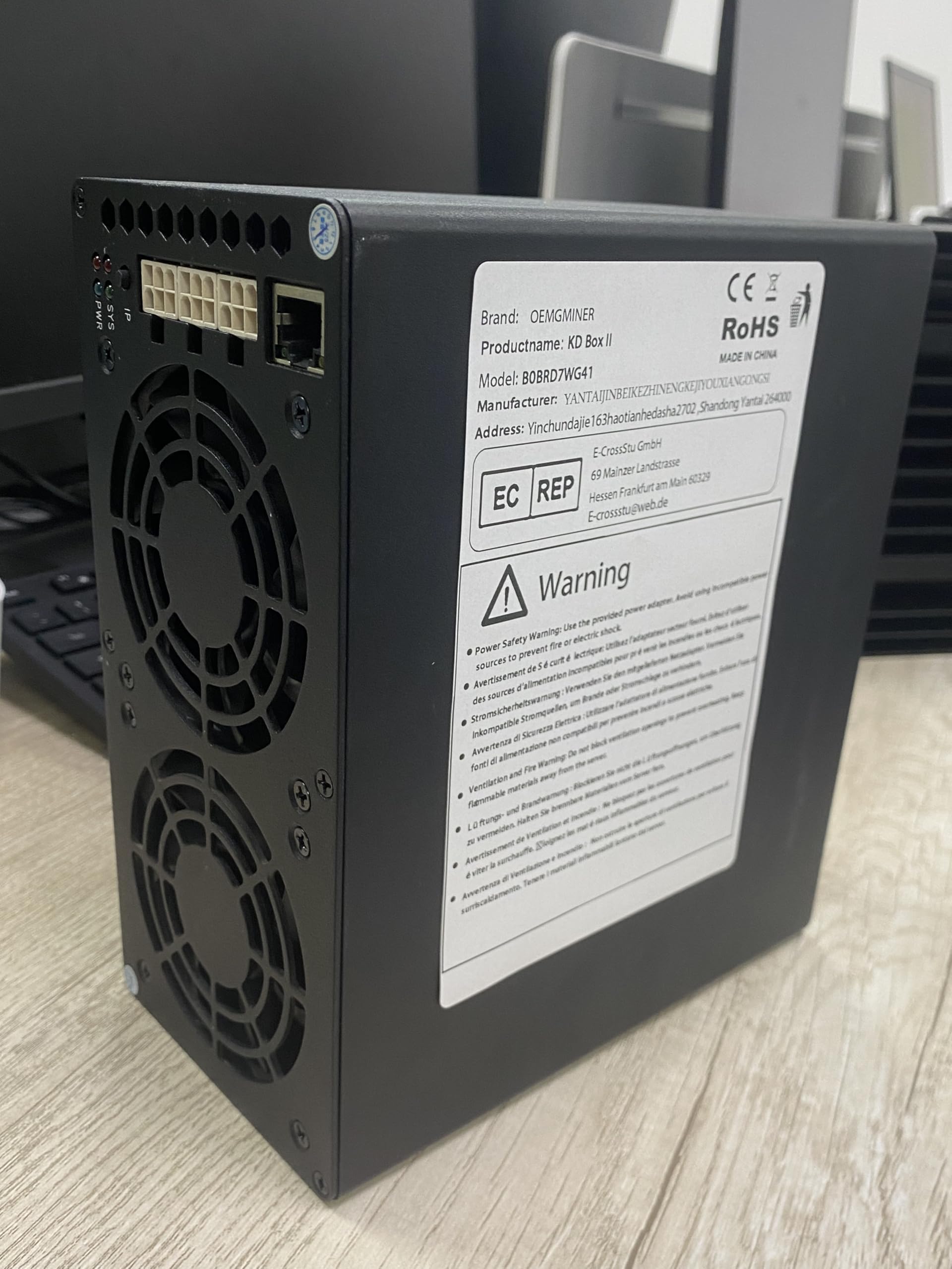 ゴールドシェル KD ボックス II カデナ KDA ASIC マイナー Amazon | ゴールドシェル KD ボックス II カデナ KDA ASIC