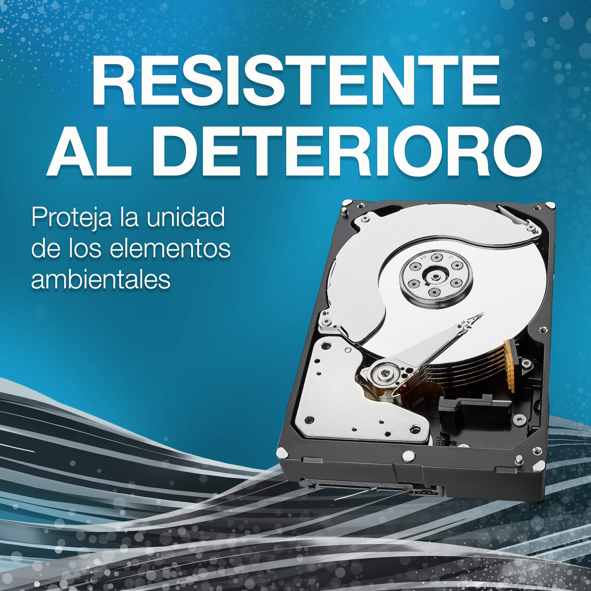 Seagate SkyHawk, 8TB, Unidad de disco duro interna de vigilancia, HDD, 3,5 in, SATA
