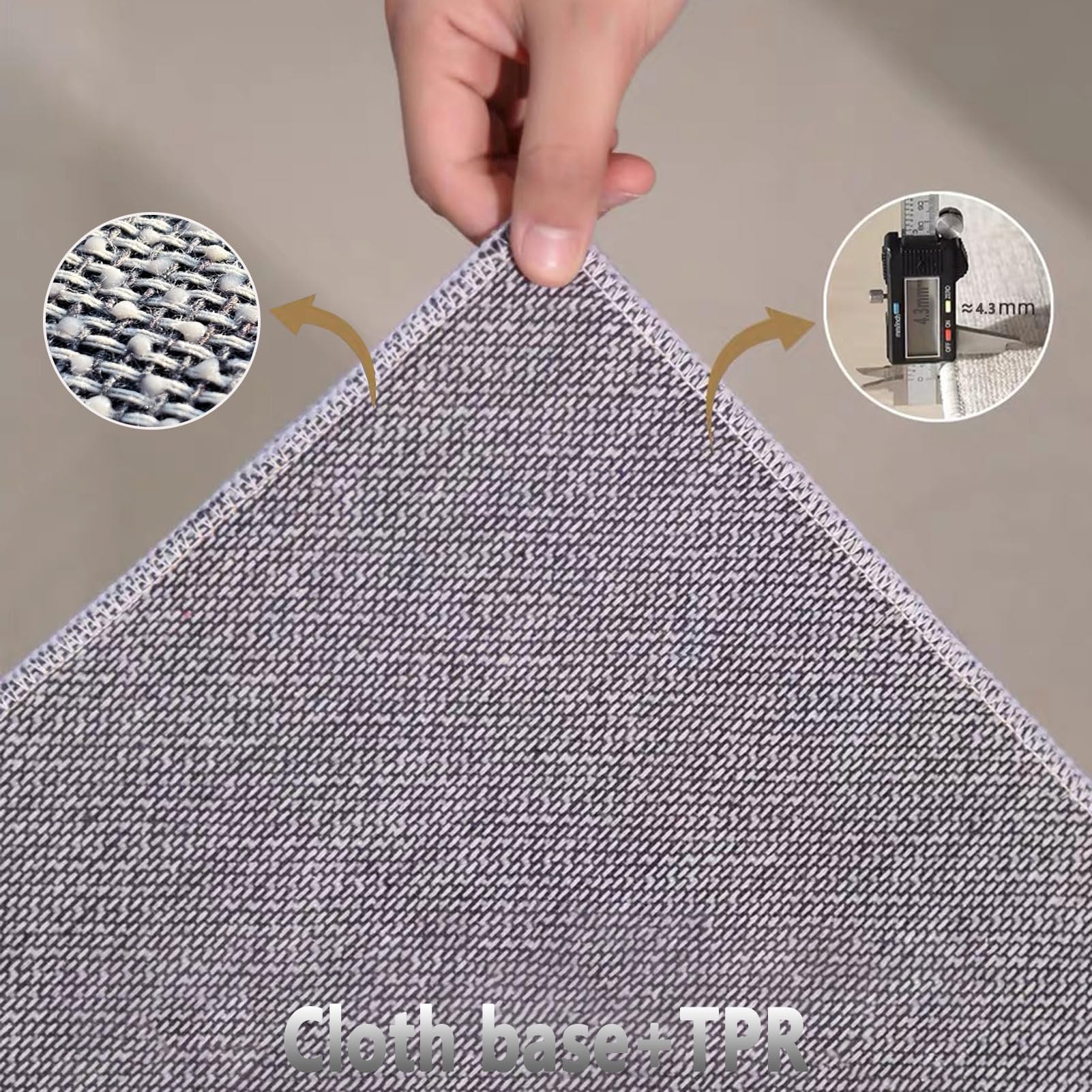 EYZO Tapis De Protection Pour Les Sols, Tapis Pour Chaise De Bureau, Tapis Gaming Sol Pour Sols Durs, Tapis De Chaise Polyvalent Pour La Maison, Chairmat Décorez Bureau Chambre, Tapis Ronde 100