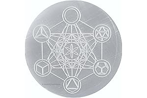 Selenite Crystal Charging Plate for Crystal and Healing Stones