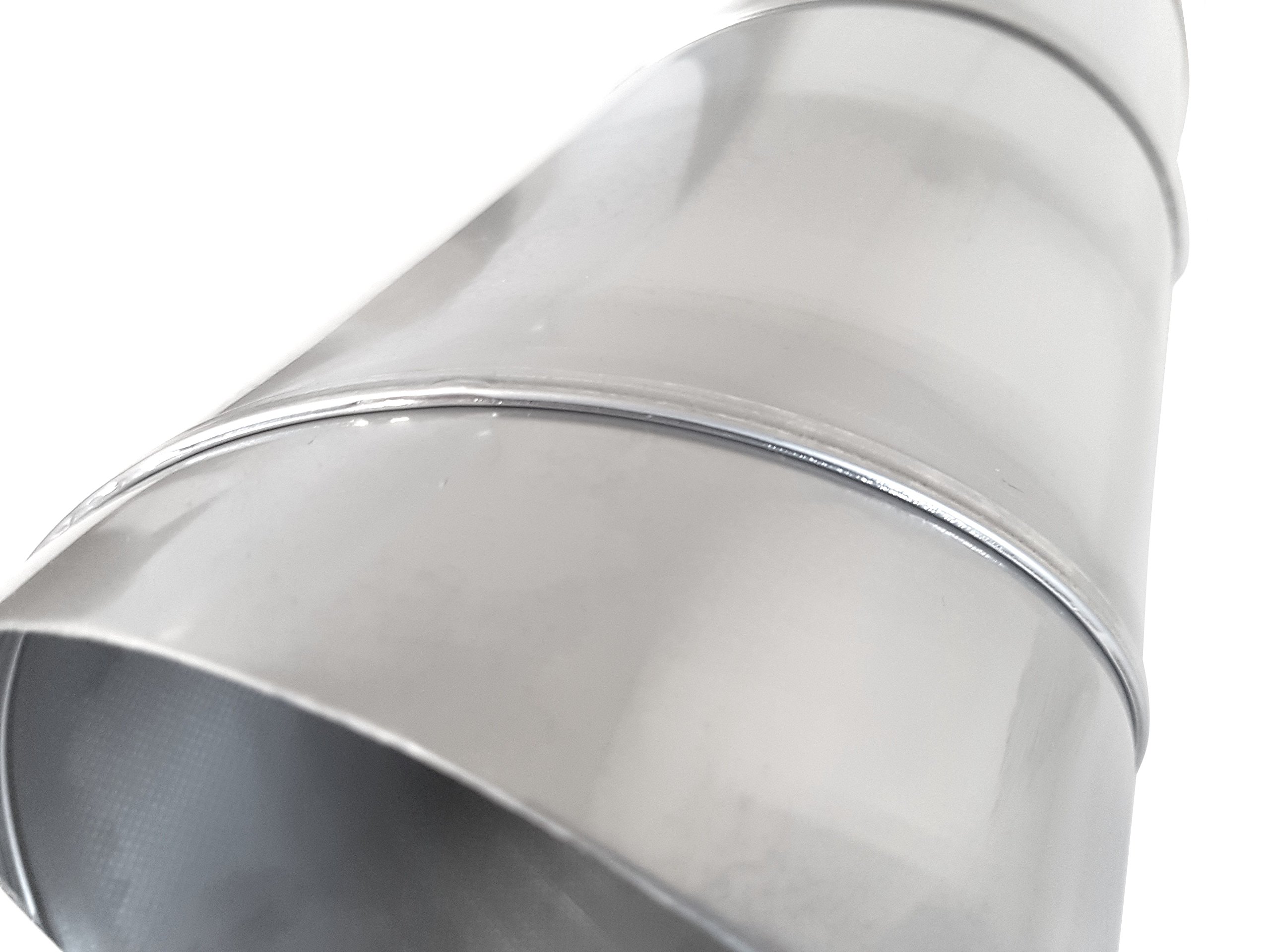 Intelmann Edelstahl Wickelfalzrohr Ø 180 Länge 1000 mm