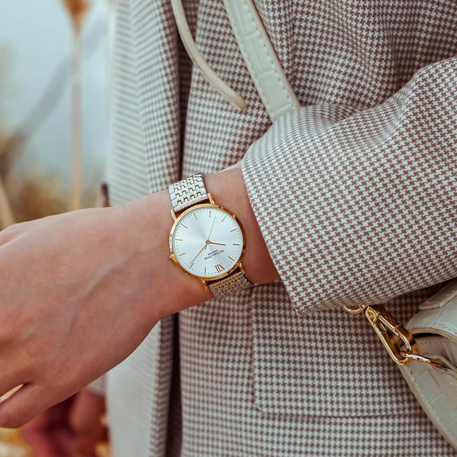 VICTORIA HYDE Watches for Women Gold and Silver Women's Wrist Watches Stainless Steel Beautiful Ladies Watch with Bracelet - Image 7