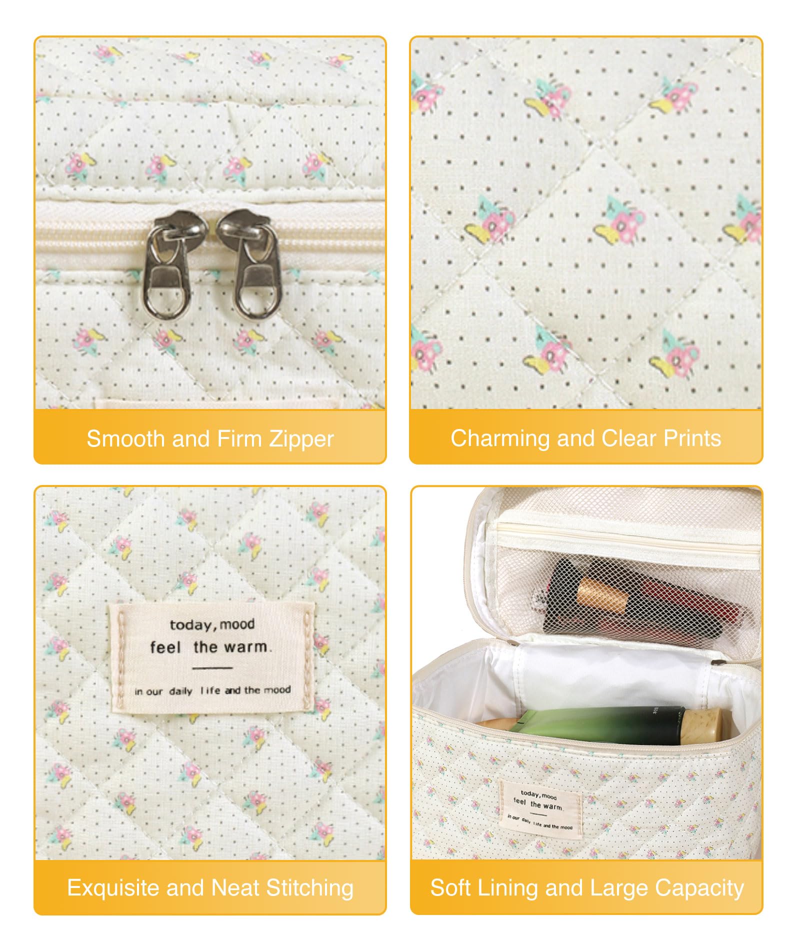 3-Piece Makeup Bag Set - Image 3