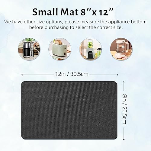 Miniatura 2 de LOPNUR Deslizador de electrodomésticos pequeños de 12 x 8 pulgadas, deslizadores de electrodomésticos para electrodomésticos de cocina, bandeja
