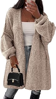 Long Cardigan Sweaters for Women Trendy Fall 2025 Oversized Knit Sweater...