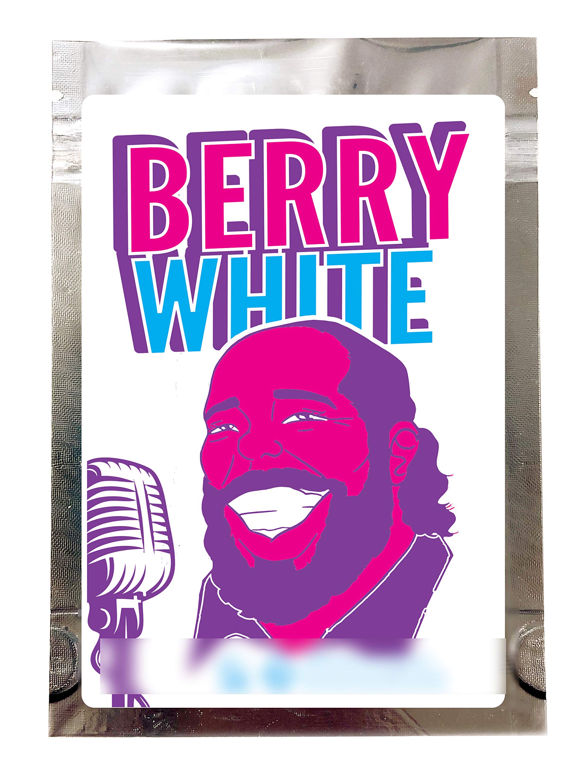 Berry White 3.5g Mylar Smell Proof Zip Lock Empty Bags - 30pcs