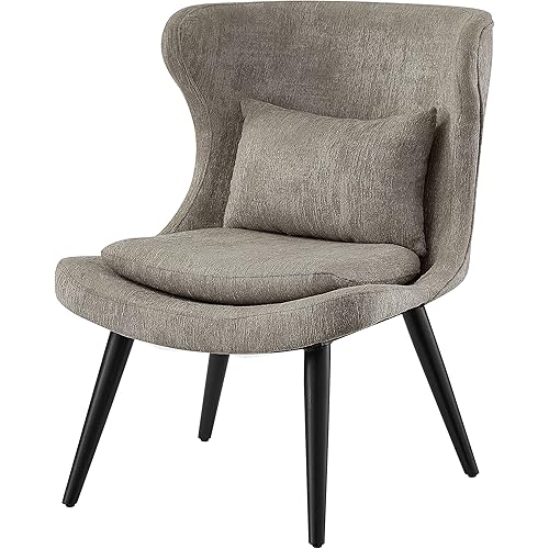 Ball & Cast Living Room Upholstered Accent Chair 25" W x 29"D x 32.5" H Grey Set of 1