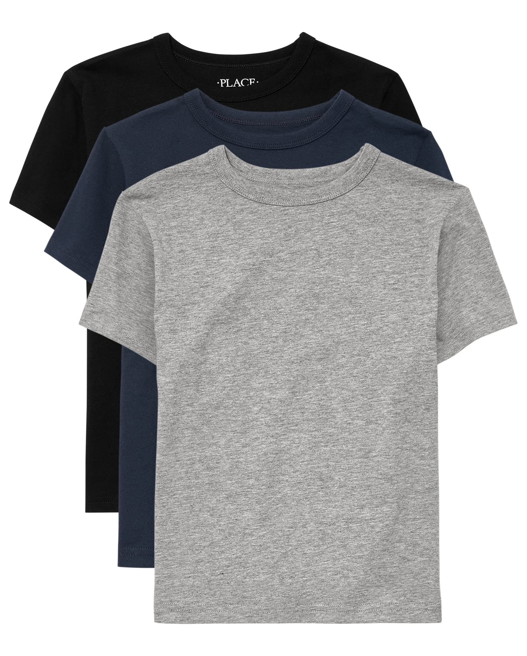 Boys' Basic V Neck Short Sleeve Tee 2 Pack