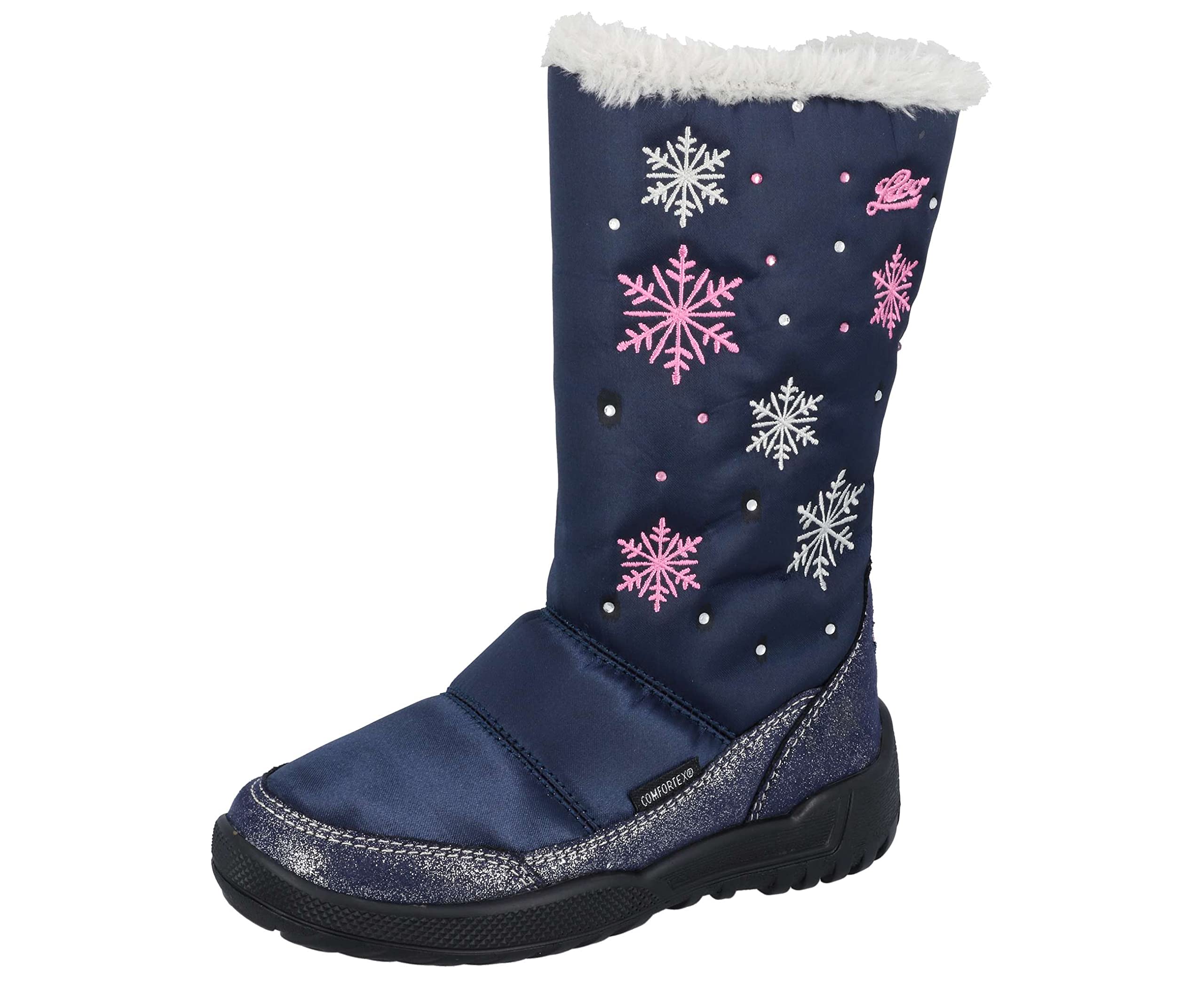 Lico Girls' Lumina Snow Boots Blue Size: 11.5 UK Child