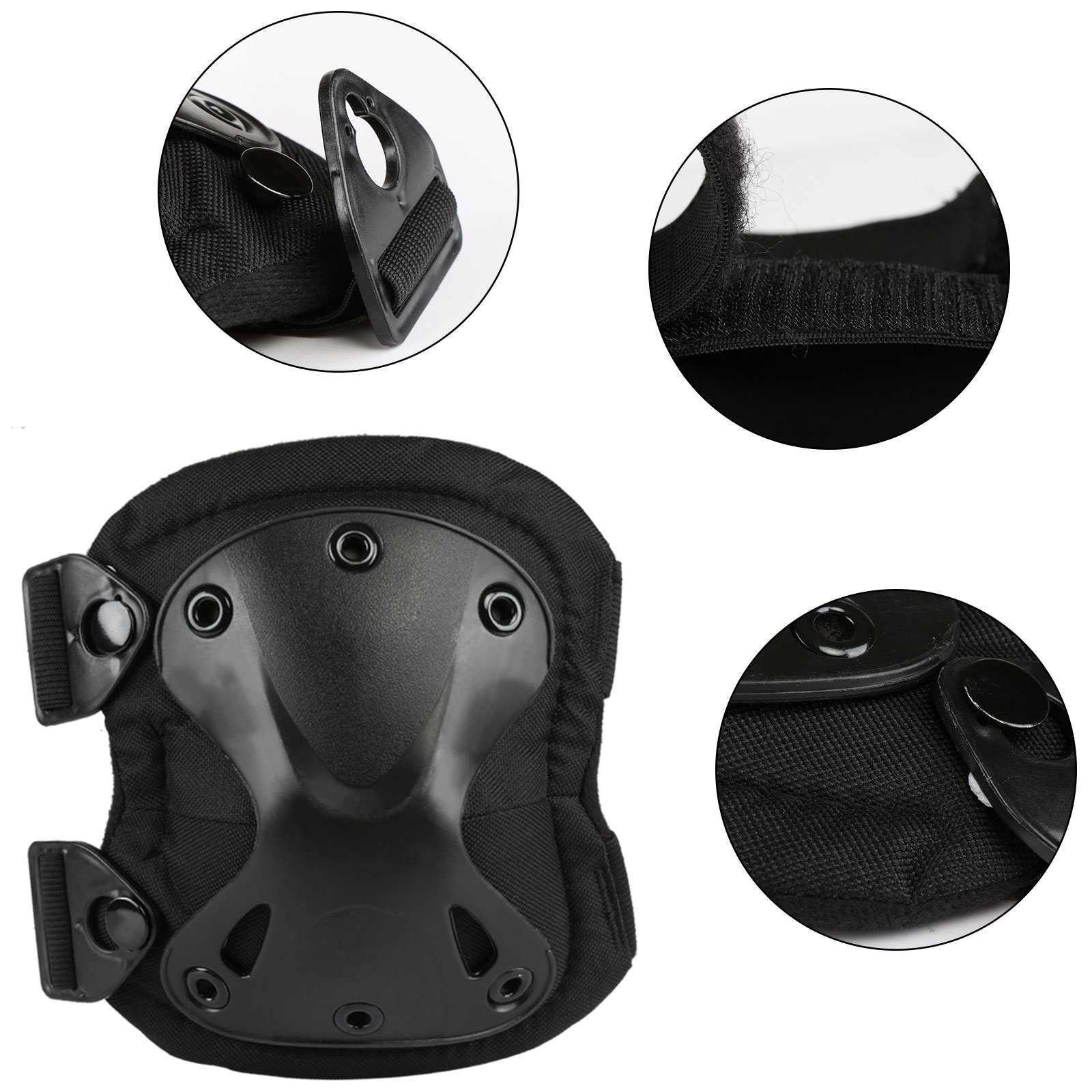 LIHAO Kit Protezione per Ginocchia Gomiti per Sport Adult CS, pattinaggio