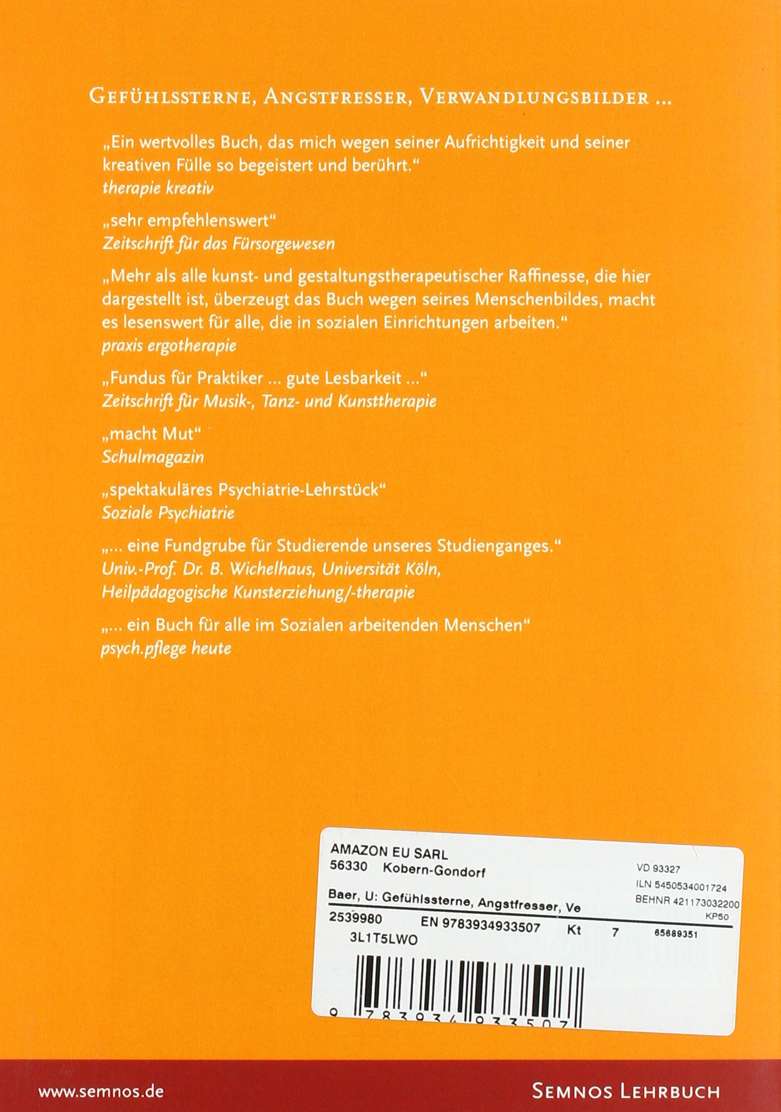Gefühlssterne, Angstfresser, Verwandlungsbilder: Kunst- und gestaltungstherapeutische Methoden und Modelle
