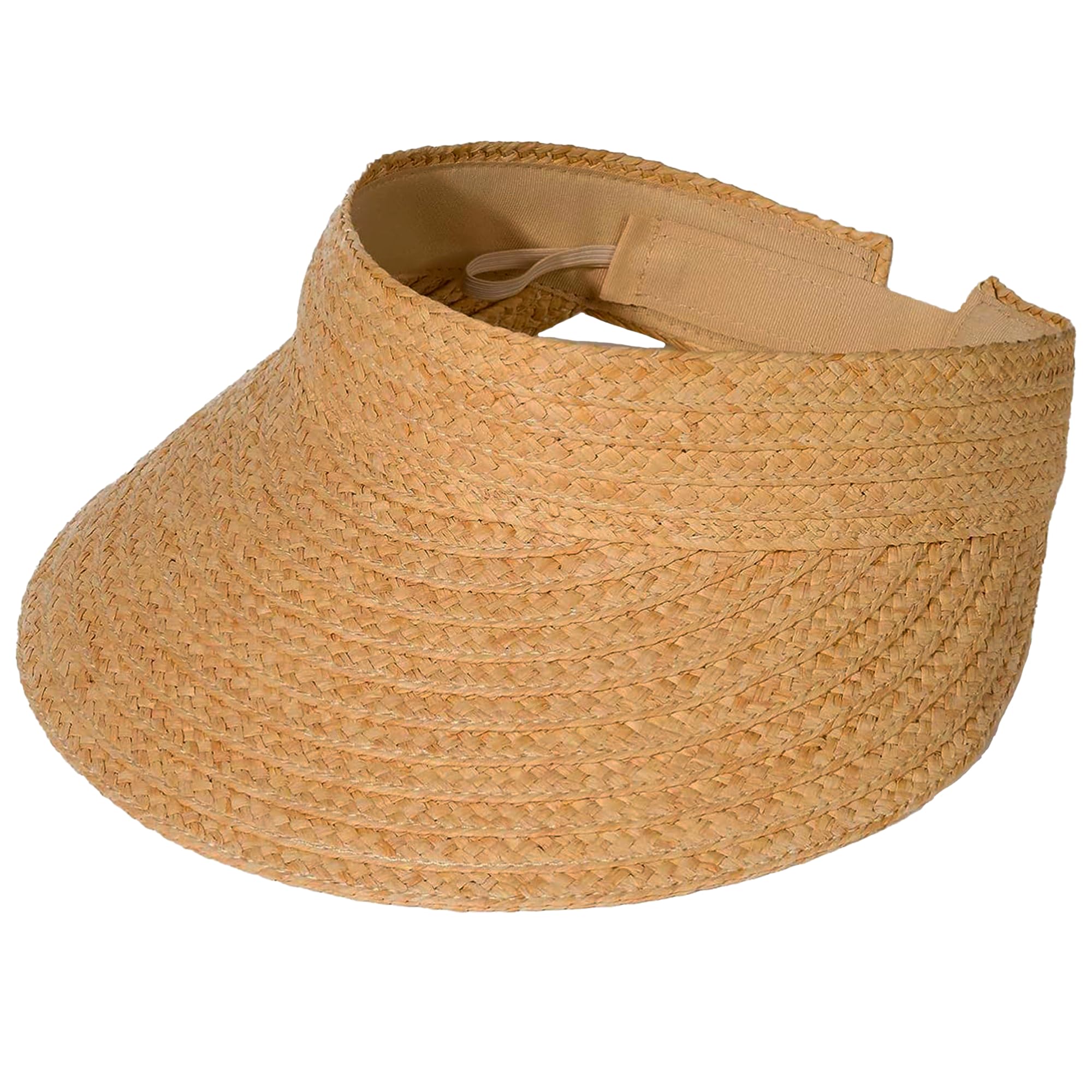 Carnavalife Visera Mujer Verano Plegable vacio Paja de Papel, Sombrero Panama Sol vacacion Playa