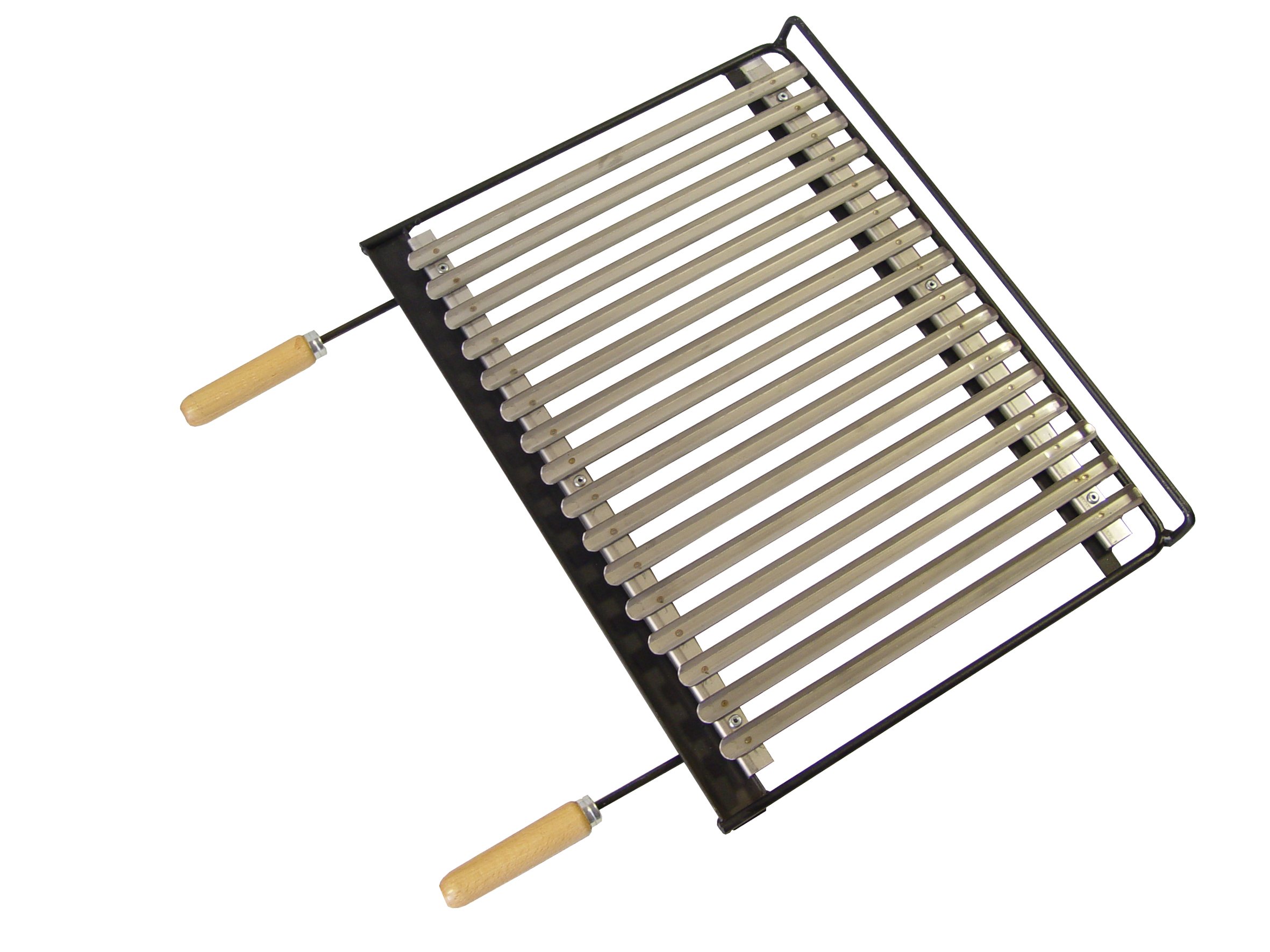 IMEX EL ZORRO 71663 – Grille en INOX pour Barbecue, 58 x 40 cm, Couleur Noir