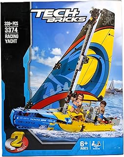 Sailboat Shape Building Blocks 338 Pieces +6 Ages