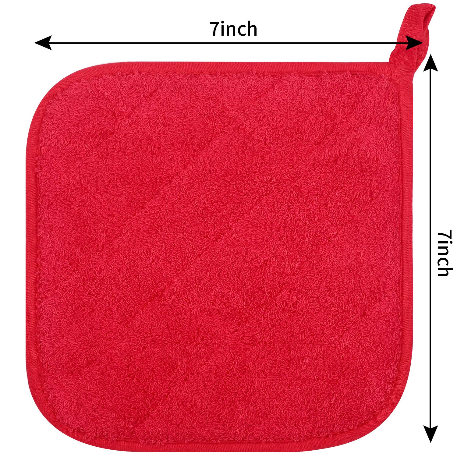 Lifaith 100% katoen keuken Everyday Basic Terry pannenlappen