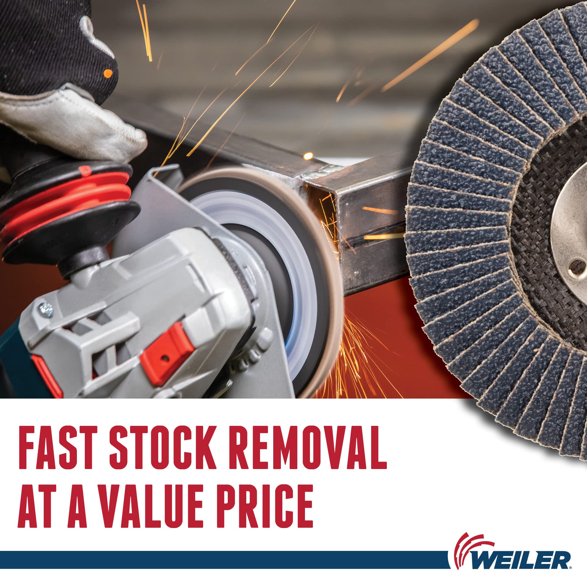 Weiler Wolverine Flap Disc - 36 Grit -4