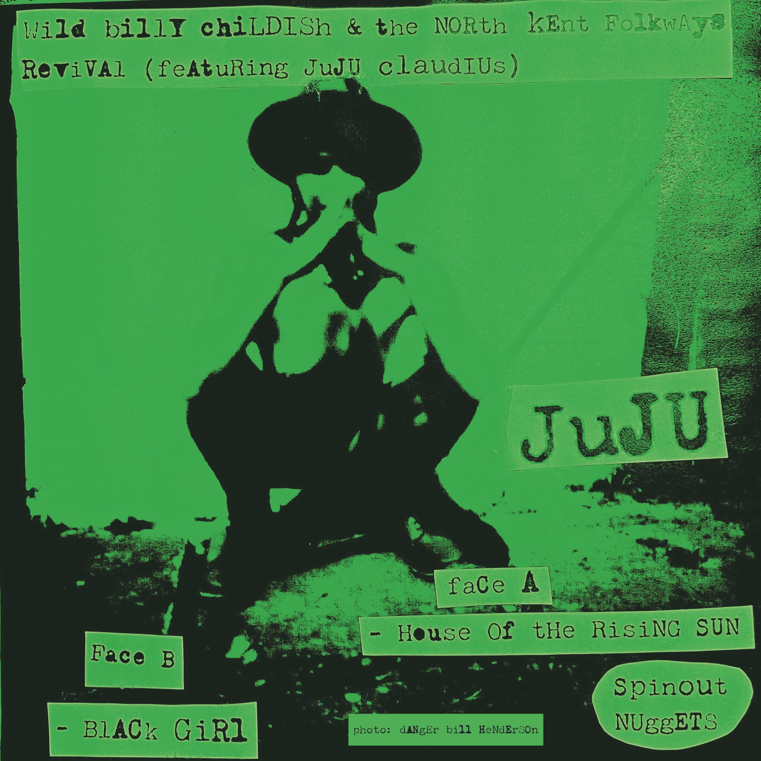 Wild Billy Childish and North Ke House of the Rising Sun / Blac 7 Inch Vinyl