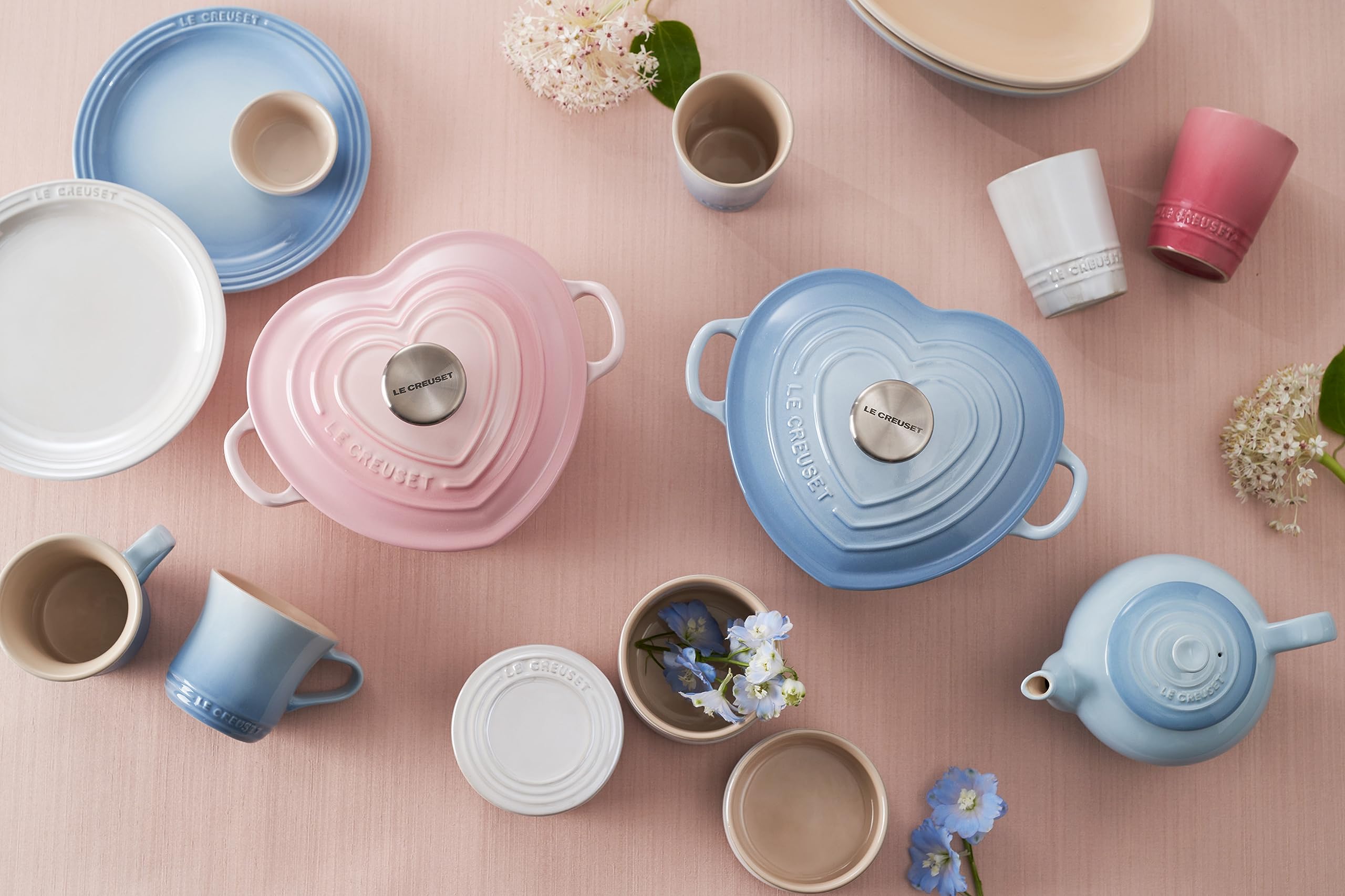 Amazon.co.jp: ル・クルーゼ(Le Creuset) ラウンド・プレート セット  
