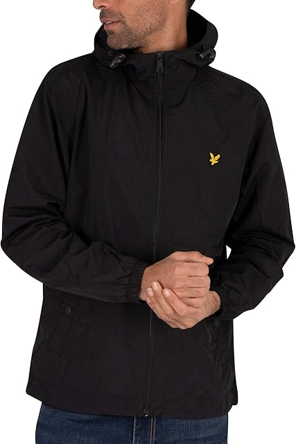Lyle & Scott Męska Bluza z kapturem, czarny