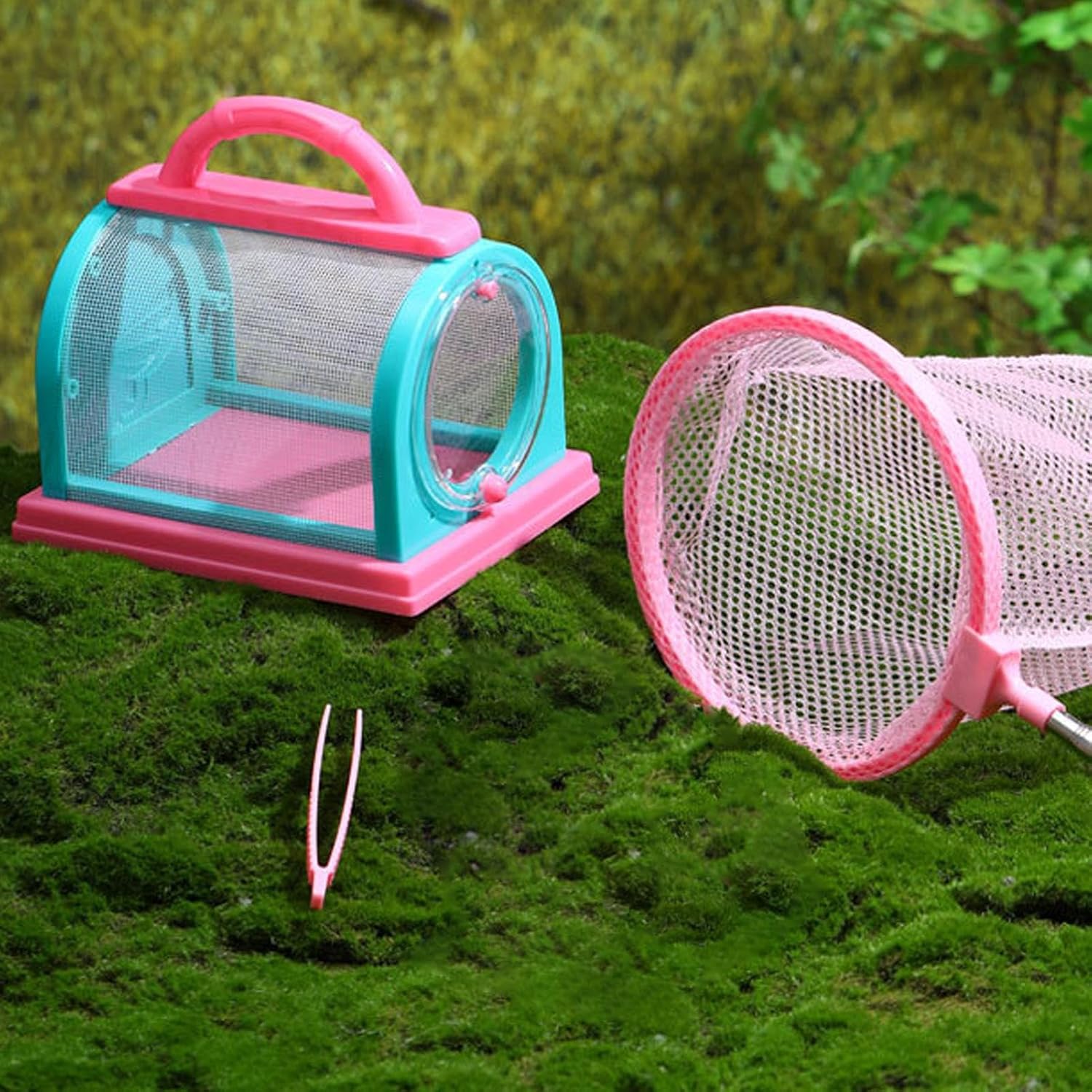 Worm Catcher Toy - 19.5x17x15cm Butterfly Collecting Tool | Interactive Foldable Fly Catcher Set | Portable Worm Catching Tool | for Outdoor Backyard Kids of Age 3-12 Classroom Environments