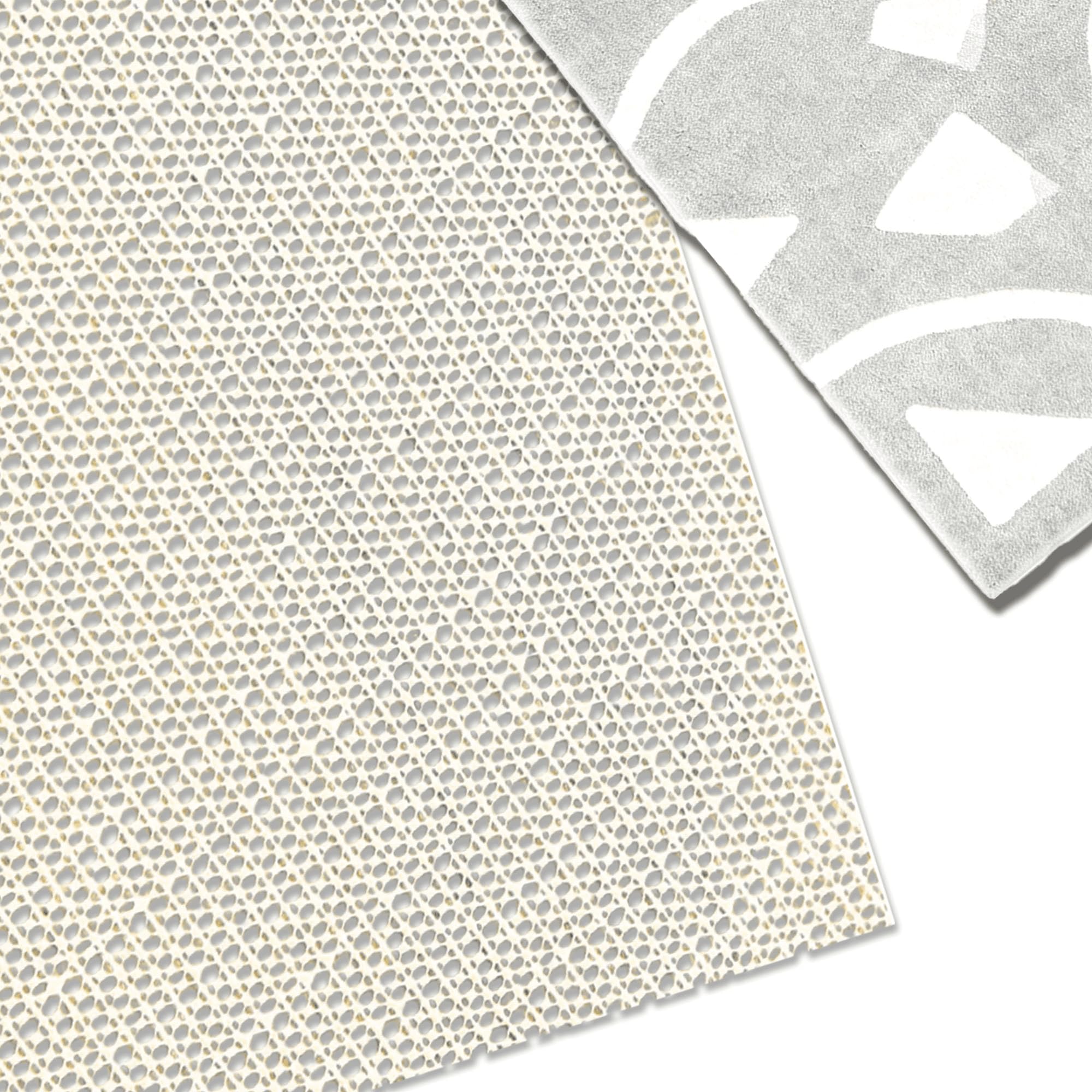 Rete Antiscivolo 170 x 240 cm Antiscivolo Tappeto Sottotappeto Tagliabile per Cassetto Bagagliaio Auto Cucina, bianco