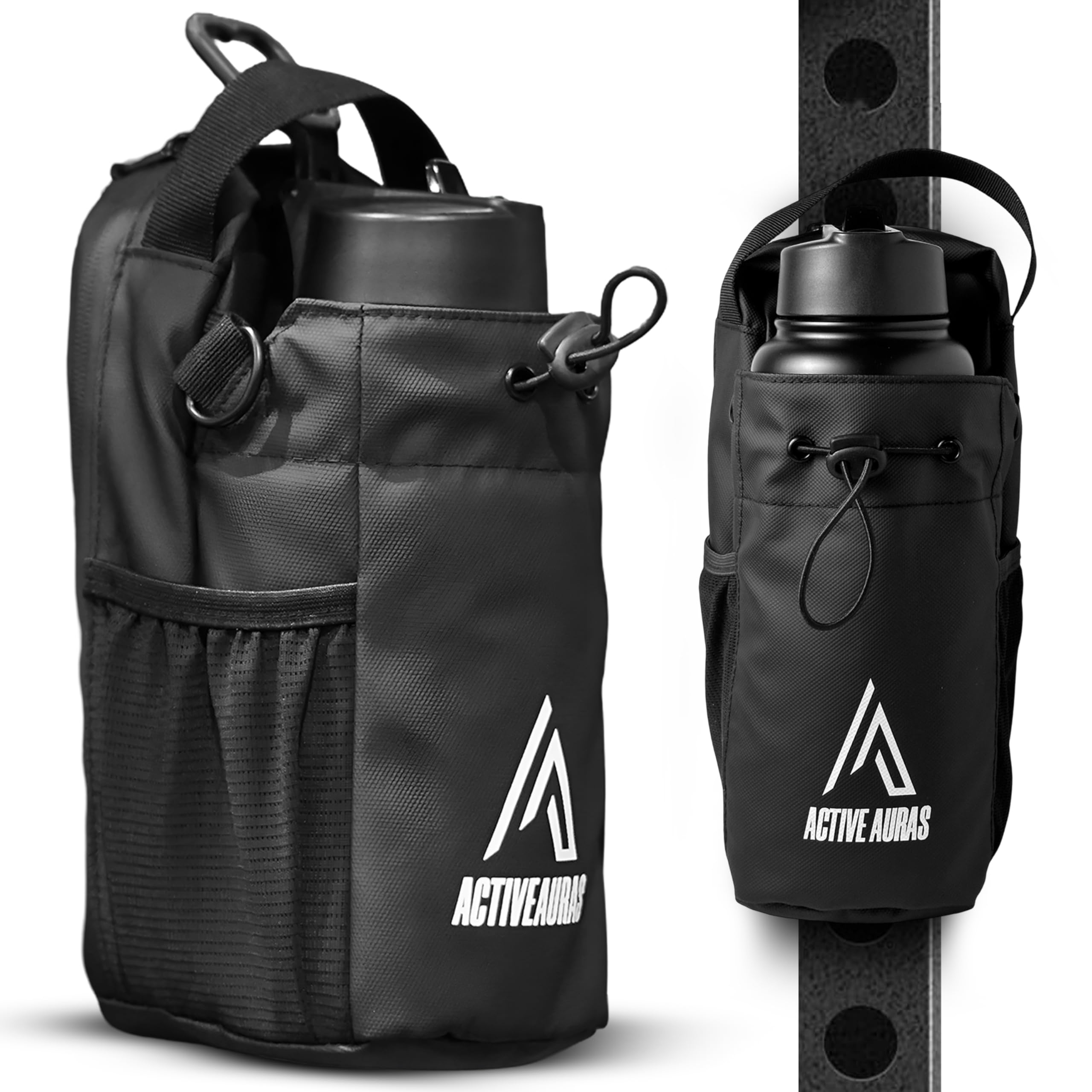 Magnetic Gym Bag for Men & Women | Premium Magnetic Water Bottle Holder for Gym, Portable & Versatile, Black, Modern-image-46