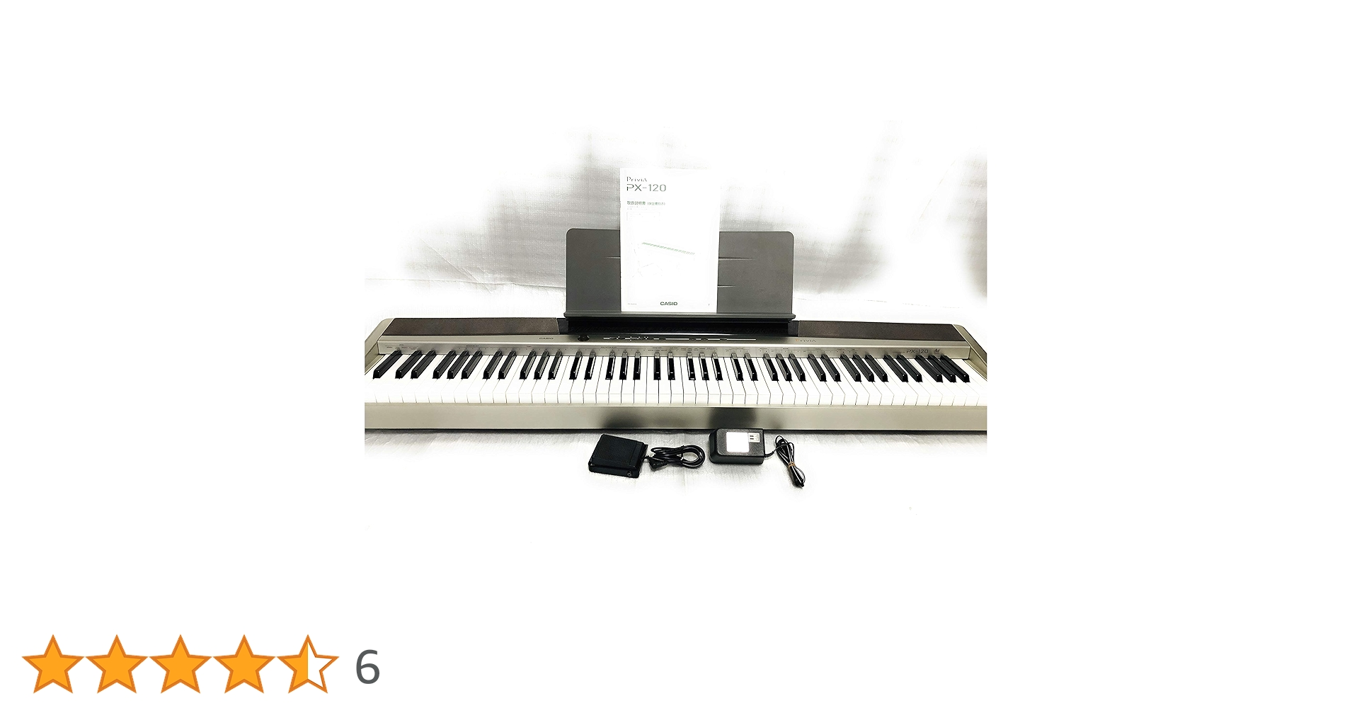 CASIO カシオ　PriviA PX-120 電子ピアノ　88鍵盤　ペダル付き Amazon | CASIO 電子ピアノ Privia PX-120DK | 電子ピアノ