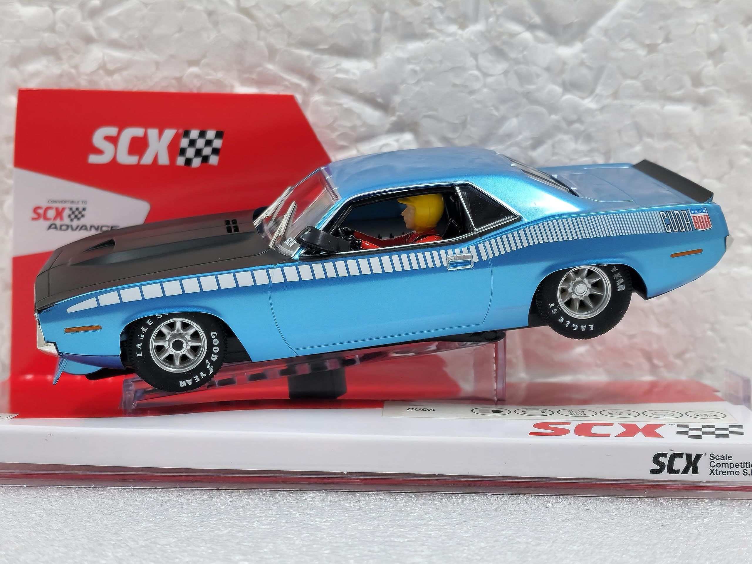 Amazon.com: SCX U10441X300 Plymouth Trans Am AAR CUDA 1970 1:32