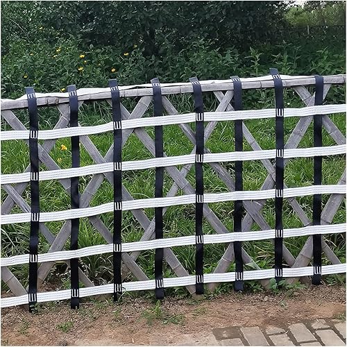 DREAMOSA Red de obstáculos, red de escalada al aire libre para niños, juego de columpio, cuerda de gimnasio, escalera de guerrero ninja, campo de