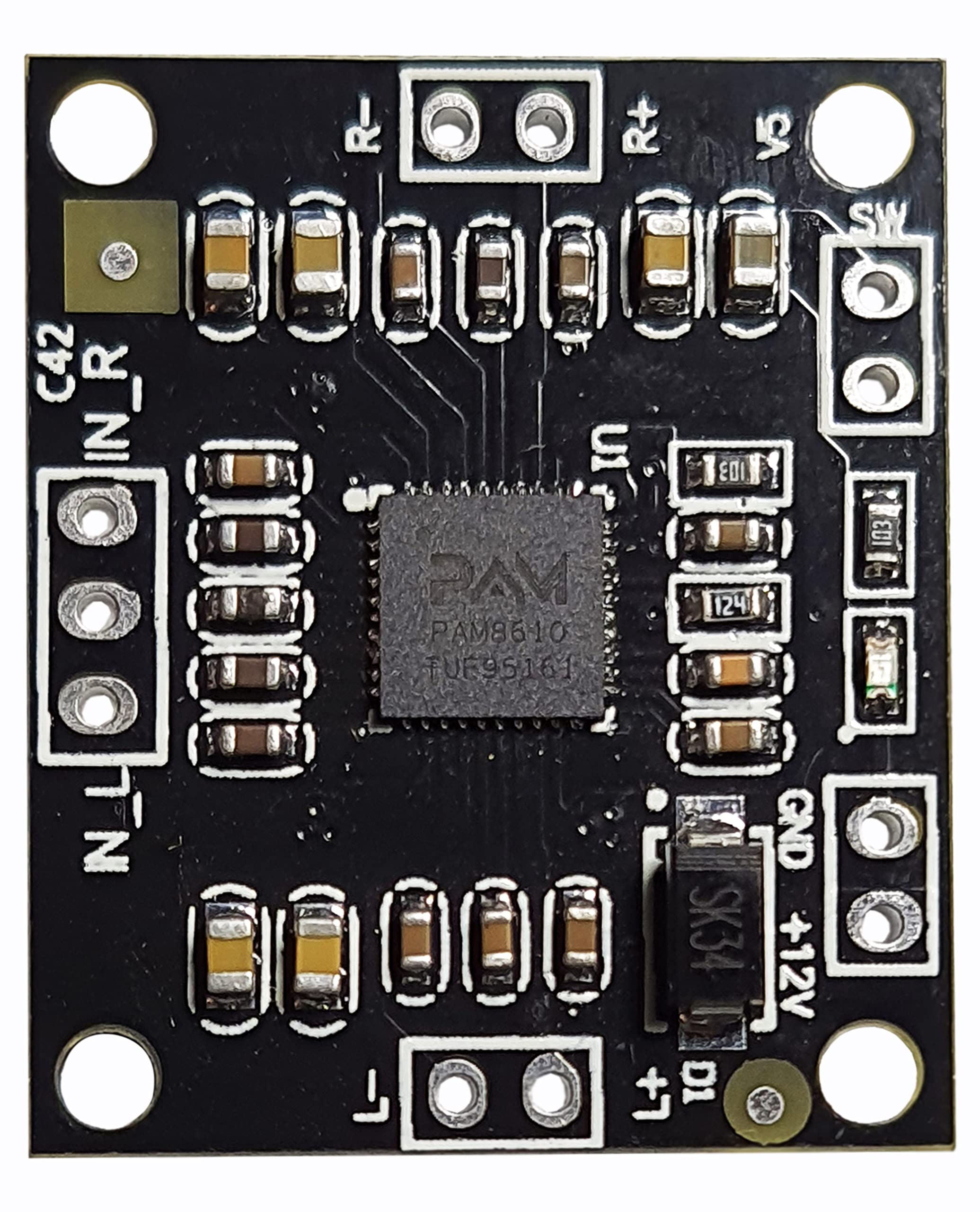 PAM8610 12V 30 Watt Two Channel Audio Module Stereo Digital Power Amplifier Board Miniature Module