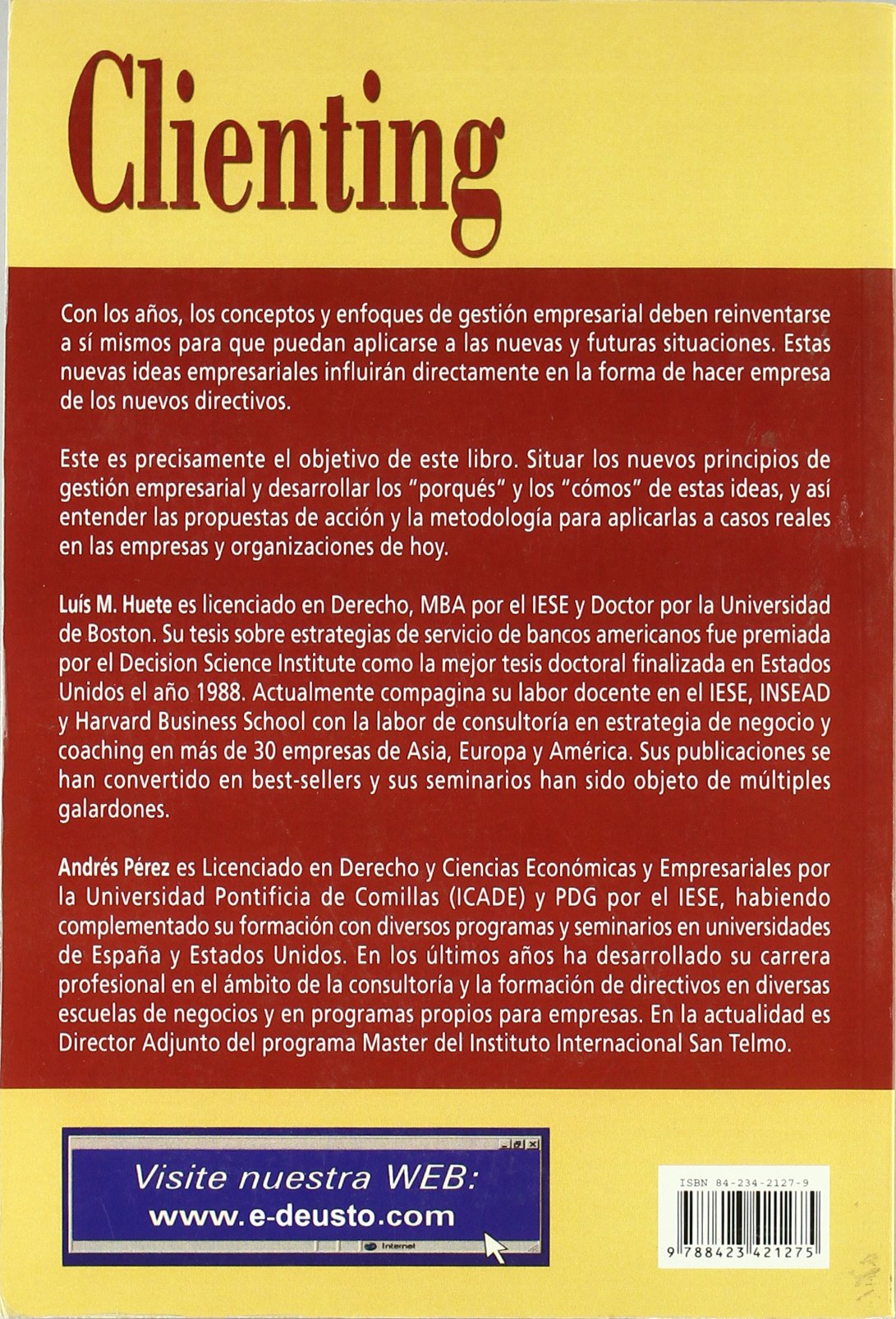 Clienting: Márketing y servicios para rentabilizar la lealtad: 1 (Deusto)