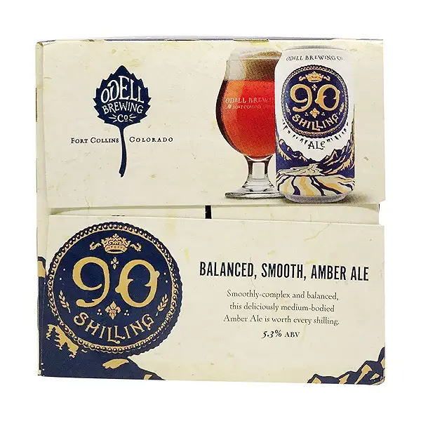 Odell Brewing, Amber Ale 90 Shilling, 6pk, 12 Fl Oz Cans 3