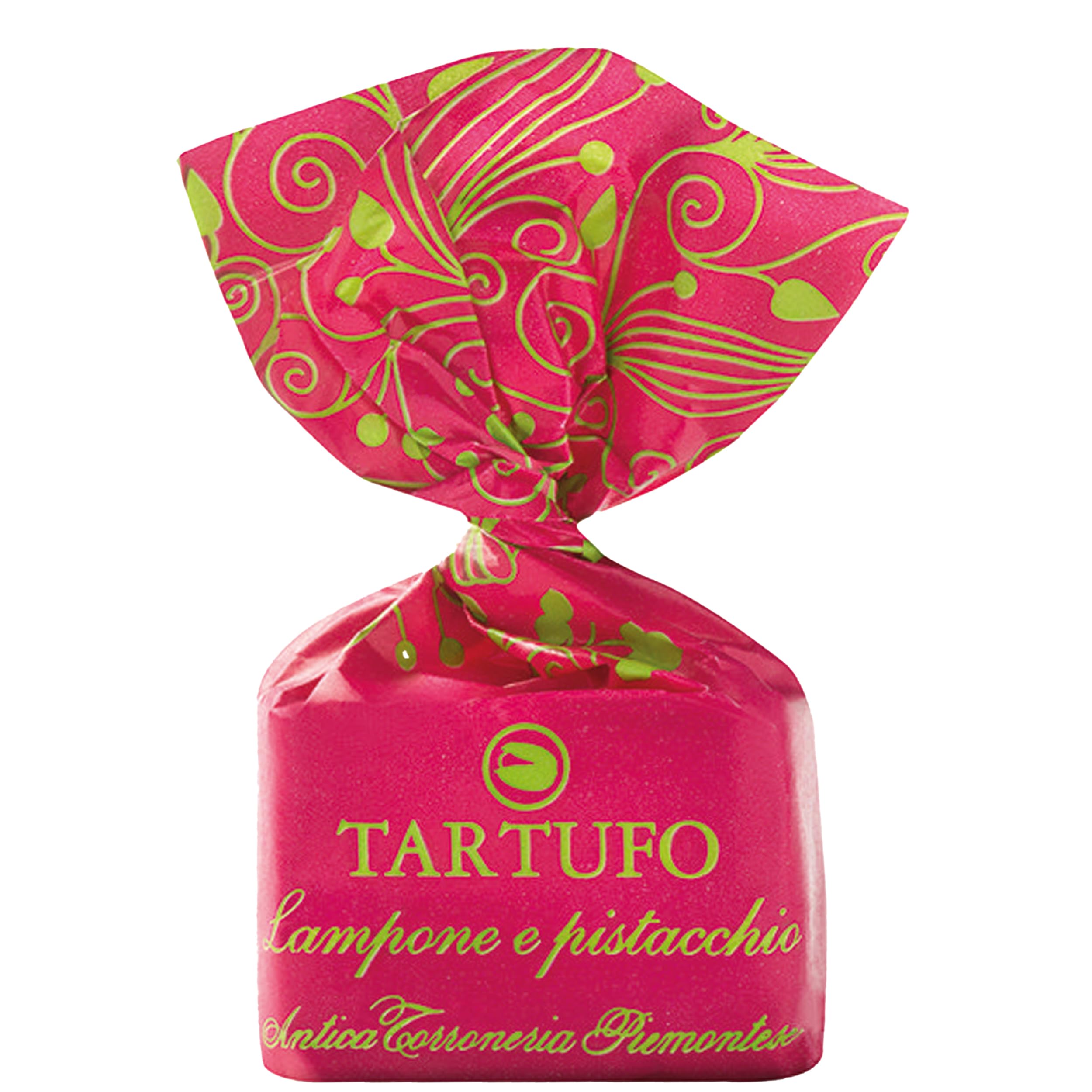 GUSTONE. Tartufi Dolce Lampone e Pistacchio Antica Torroneria 1kg | Schokoladentrüffel, Piemont-Haselnüsse IGP, Trüffel-Pralinen Himbeere Pistazie, ideal für die Kaffeeküche im Büro