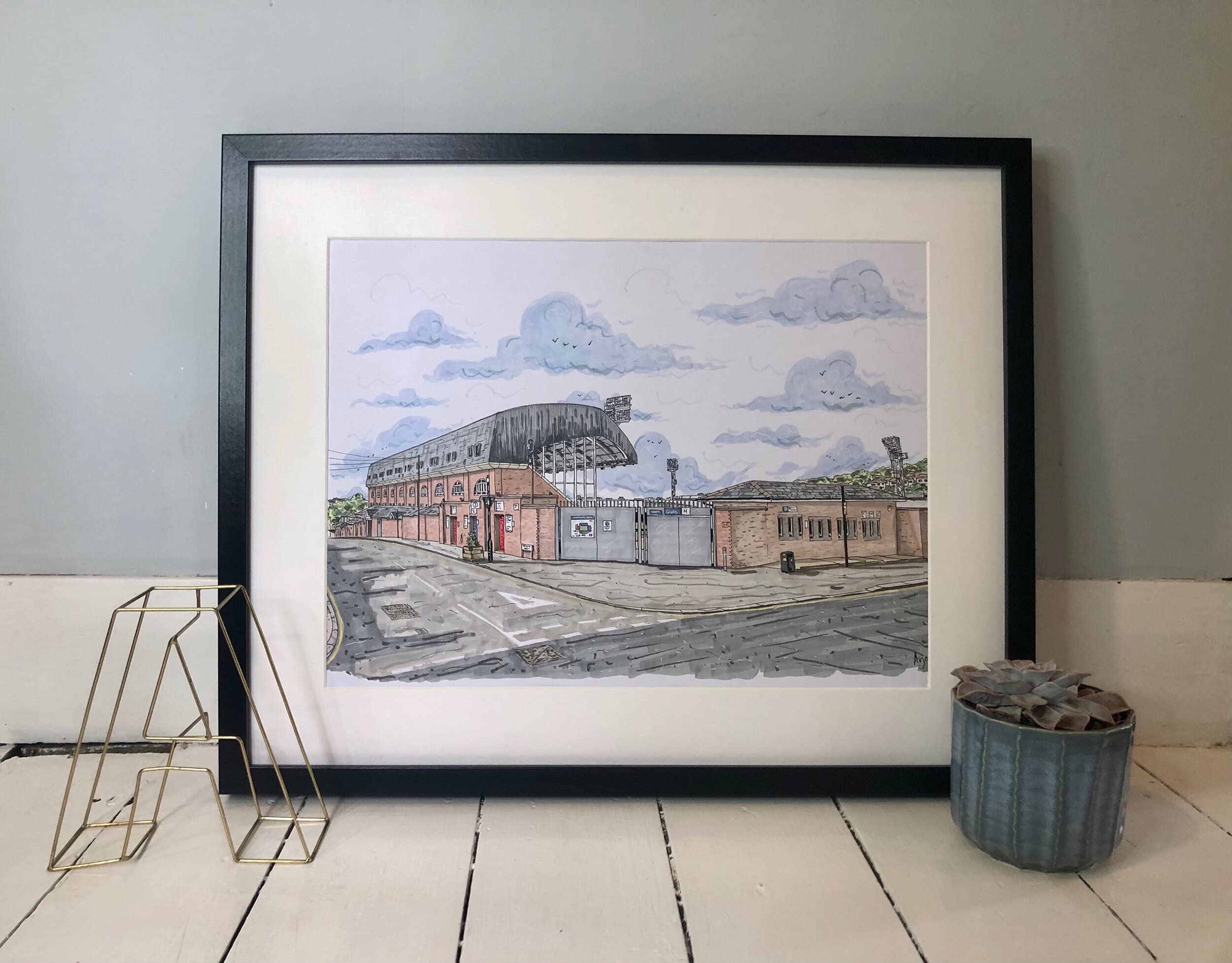 Crystal Palace FC - Selhurst Park Stadium - The Eagles - Print - Wall Art - Premier League - Football Art - Stadium - Footy Fans