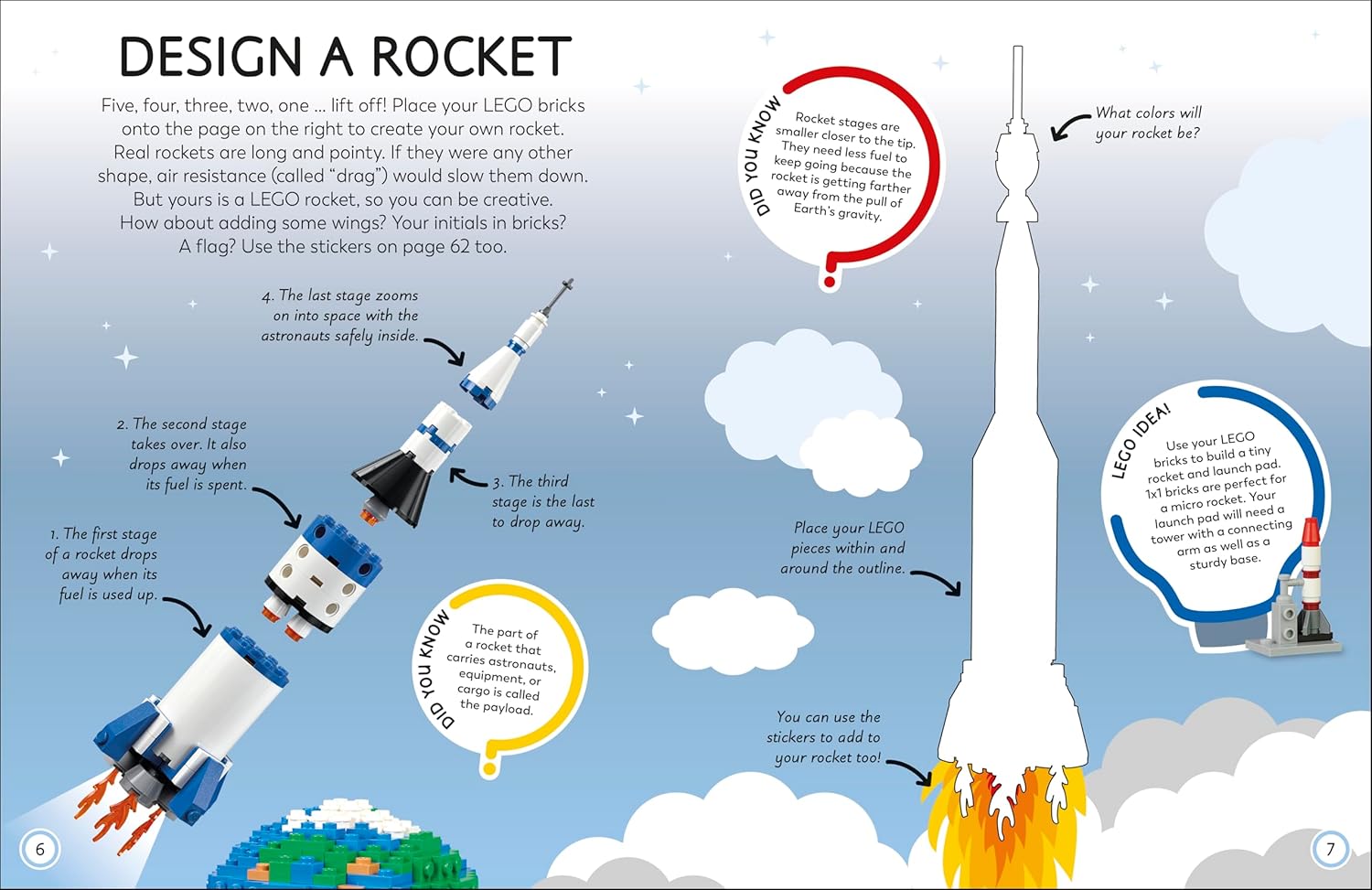 LEGO Ideas Activity Book Space: Packed with LEGO Building and Sticker Activities and Fun Facts. With 500+ Stickers! - Image 4