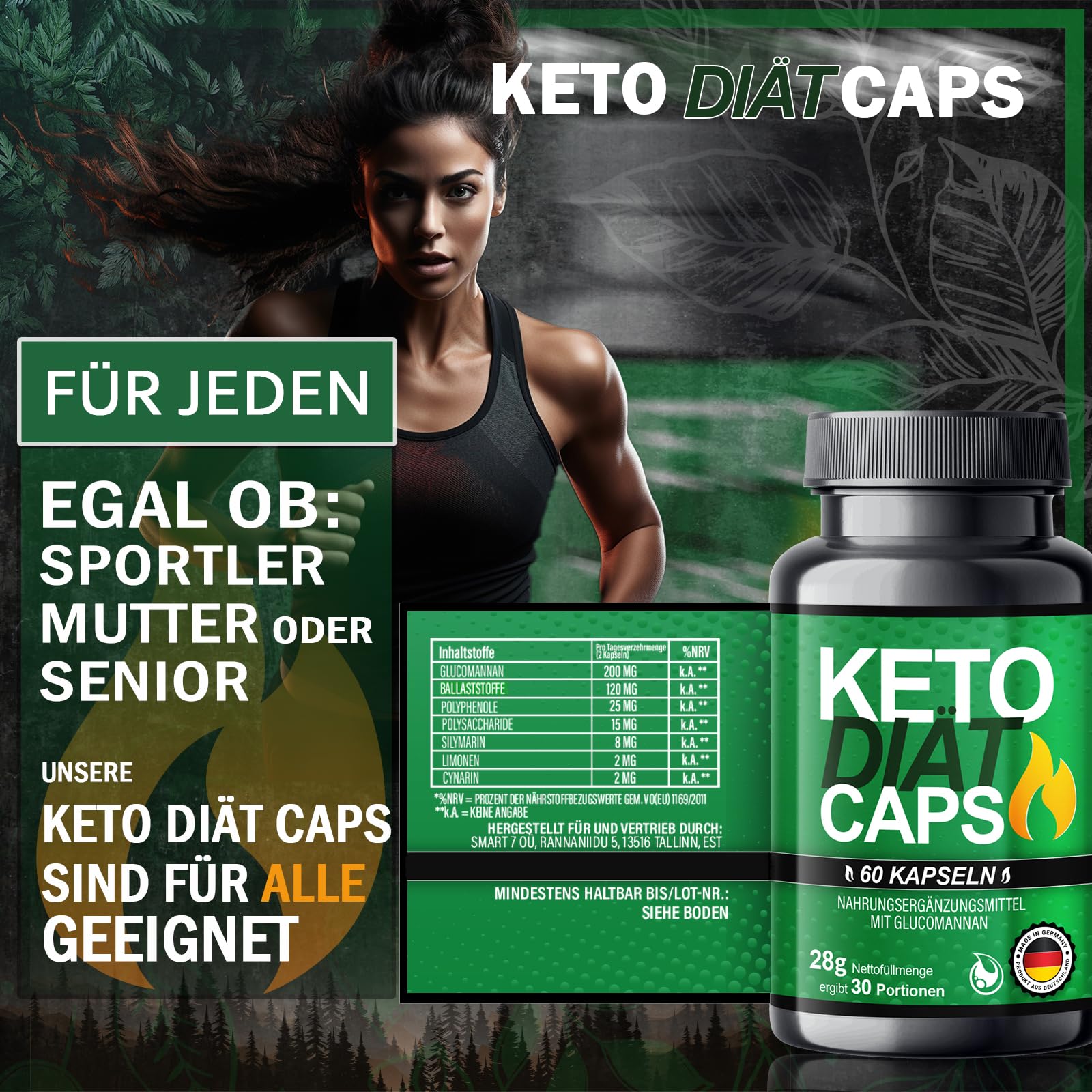 NEU: Saint Nutrition® Keto Diet Caps – Stoffwechsel Rezeptur