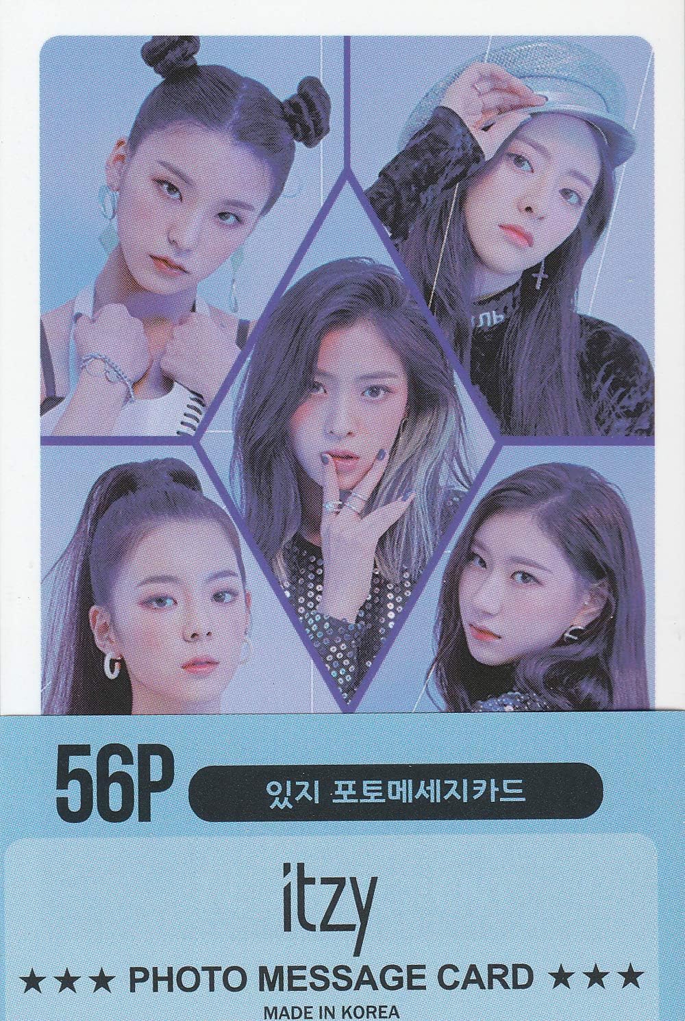 K-POP Group 2019 New Photo Message Card 56pcs set (Postcard / 56sheets) (ITZY)