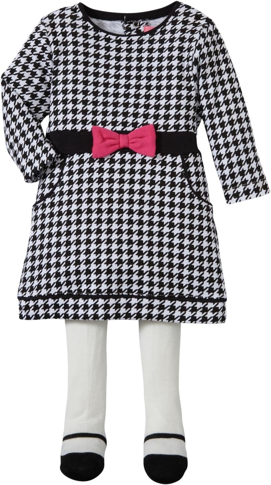 Isaac Mizrahi Baby Baby Girls' Houndstooth Print Dress Set (Baby)