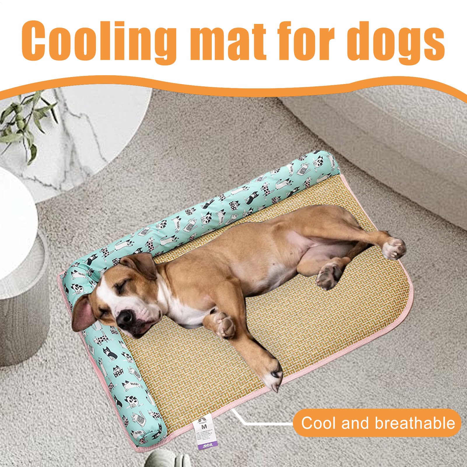 Générique Tapis Rafraîchissant pour Chien Coussin Doudou pour Chiot