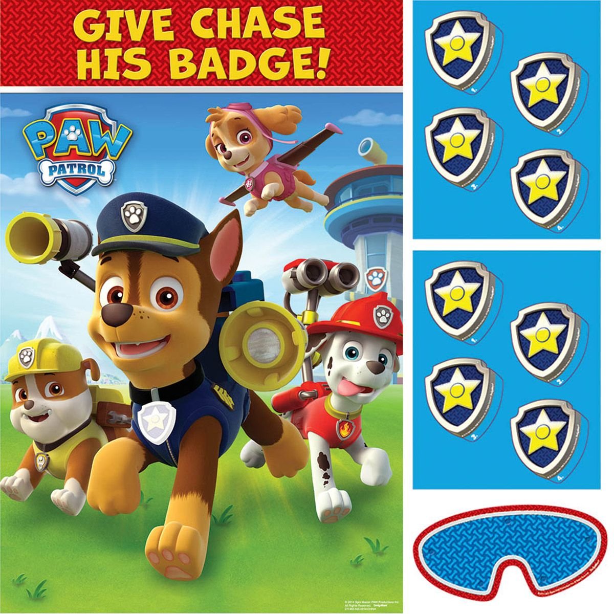 4- Piece Paw Patrol Party Game | 1 Pack