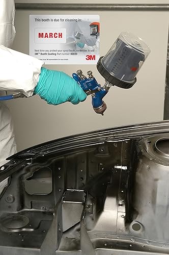 Miniatura 2 de 3M Revestimiento de cabina, 06840, 5 galones, solución a base de agua, utilizada para proteger las paredes de la cabina de pintura contra el exceso