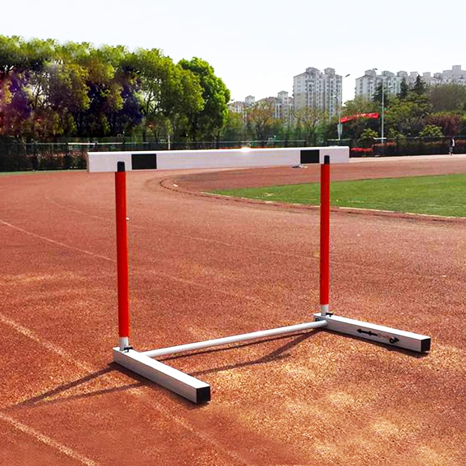 YXXSDP Height Adjustable Sports Training Hurdle, Track and