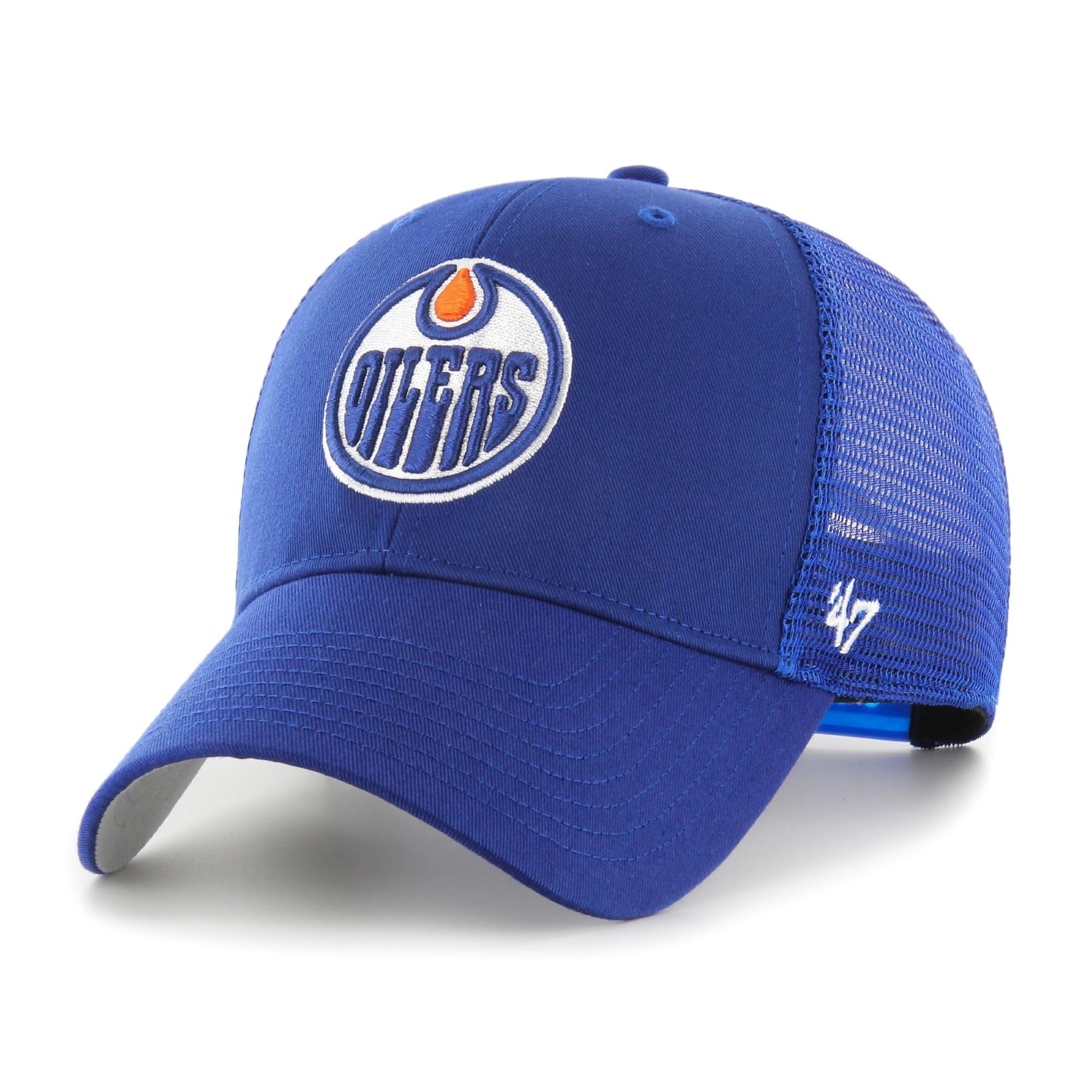 47 Edmonton Oilers NHL Most Value P. Branson Blue Adjustable Trucker Cap