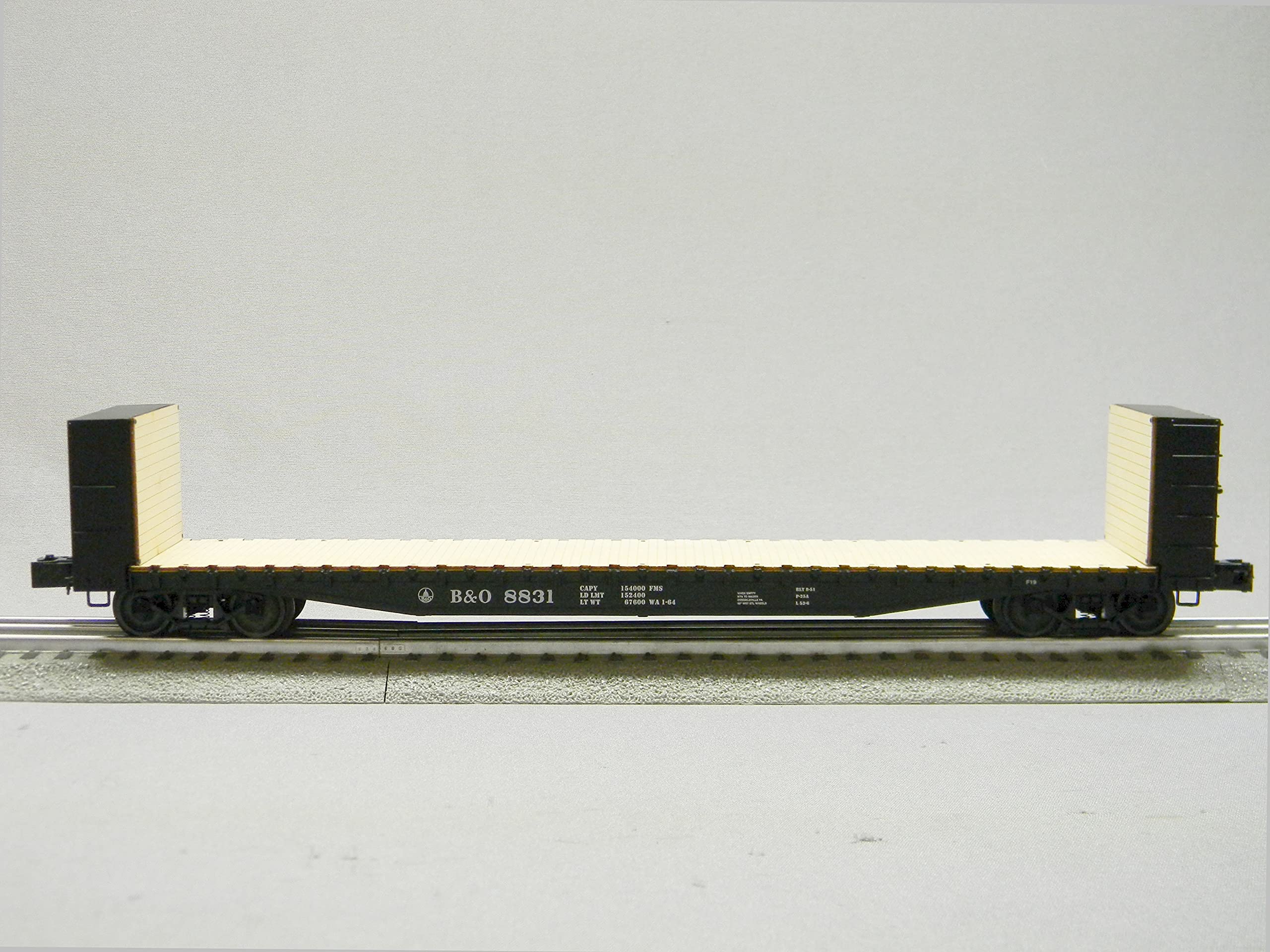 Lionel B&O 50' Bulkhead FLATCAR #8831