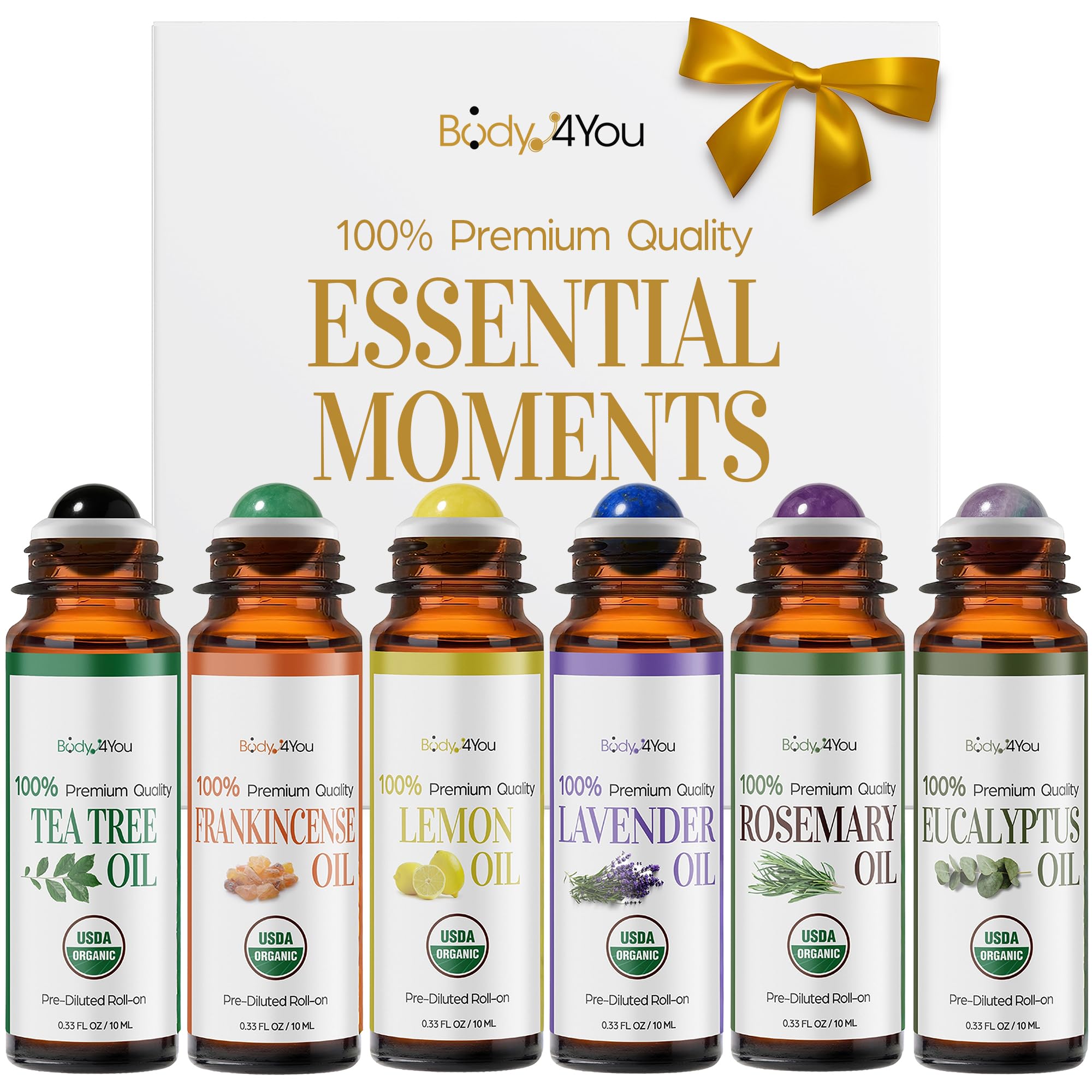 AROMA SOUNDS Bible Oils Tuning Kit 6本 Amazon.com: BodyJ4You 6PC Essential Oil Roll On Gift Set - USDA