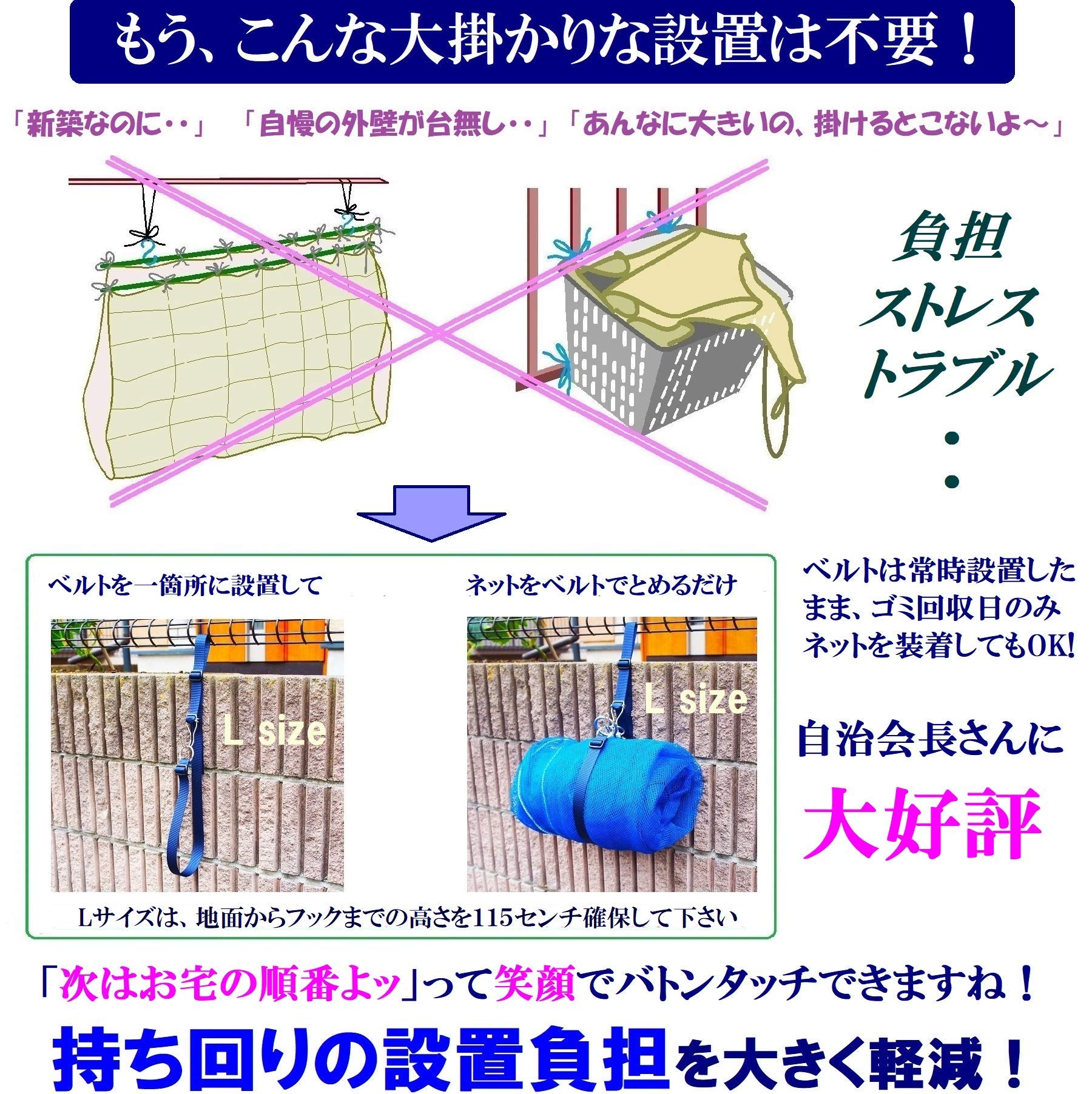 個人宅用、ゴミ集積かご、寸法変更OK
