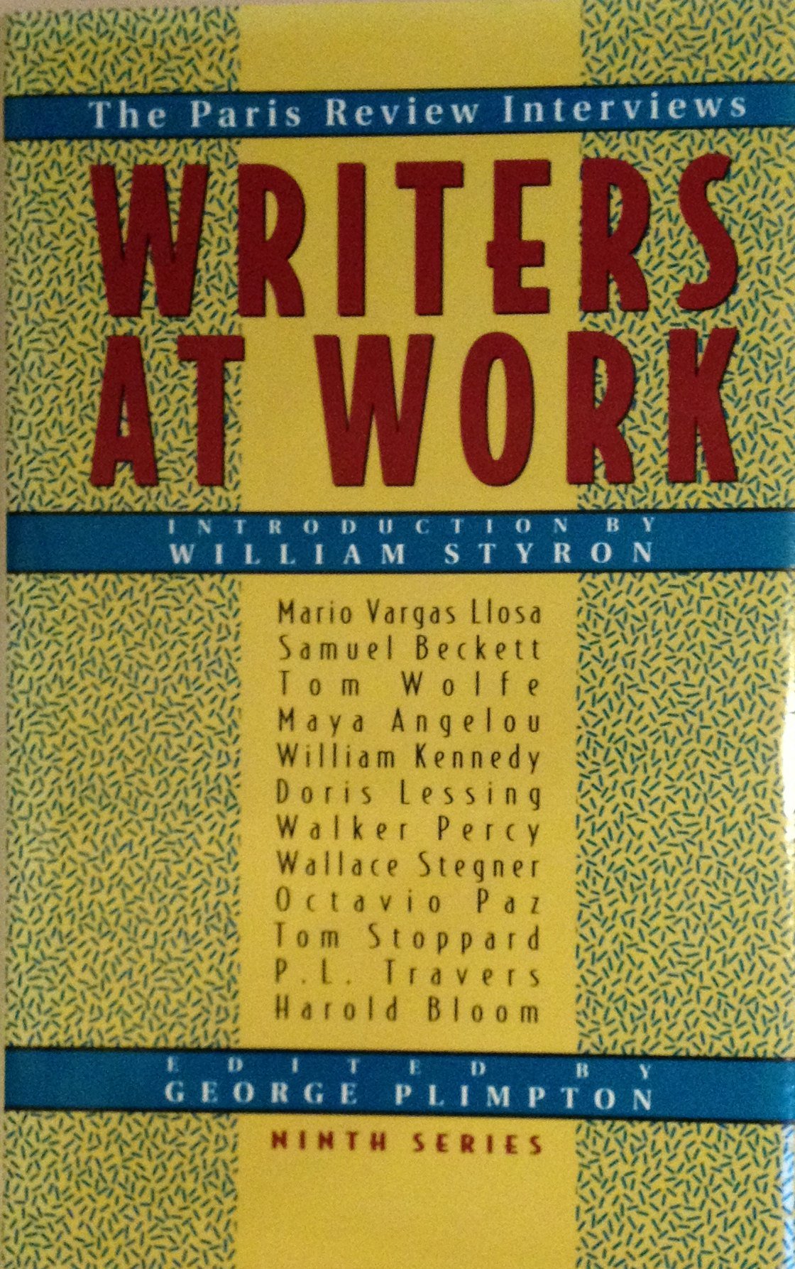 Writers at Work 09: The Paris Review Interviews Ninth Series